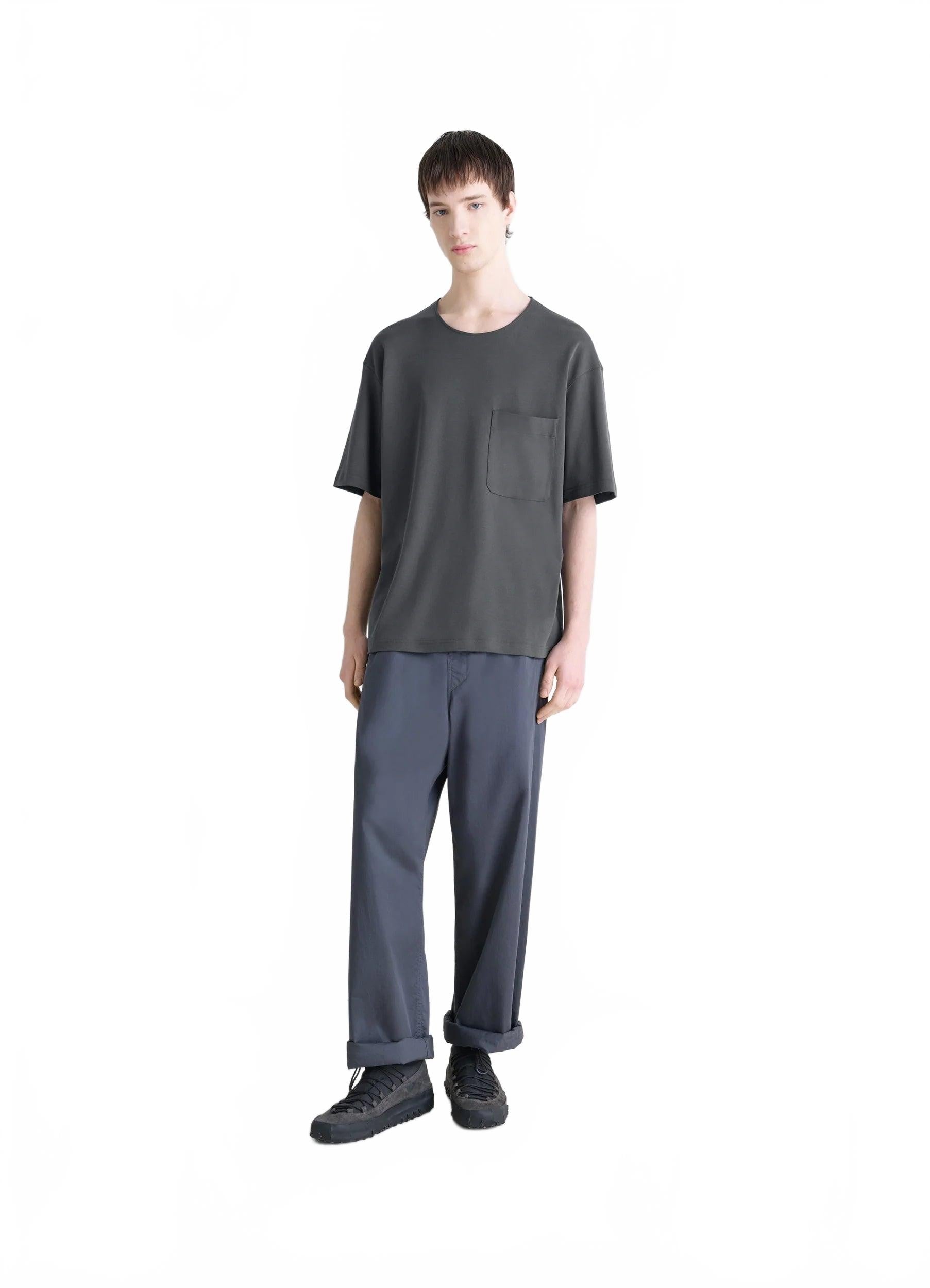 T-shirt Relaxed - Lemaire - Gris Carbone