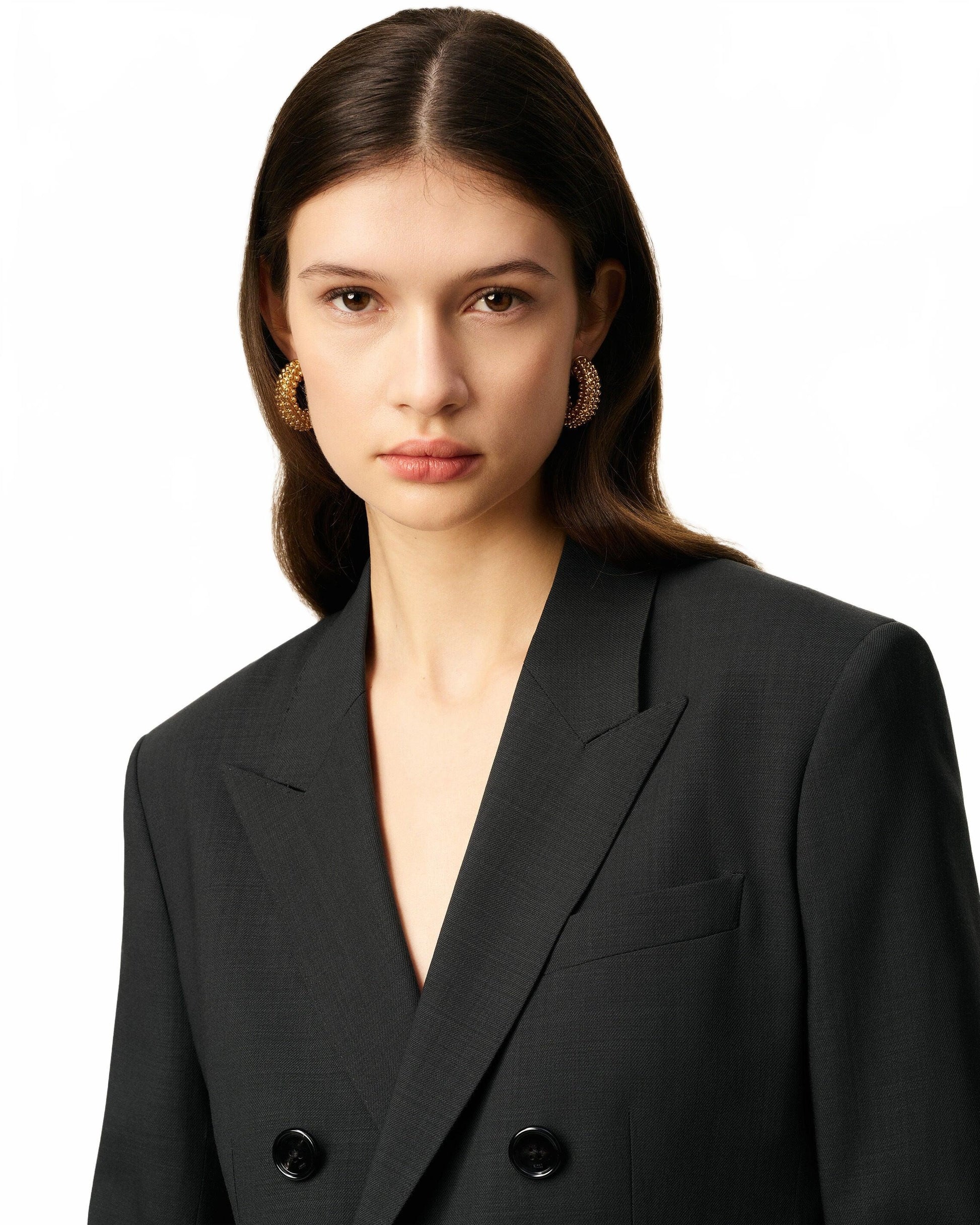 Veste Loose Croisée - Ami - Anthracite