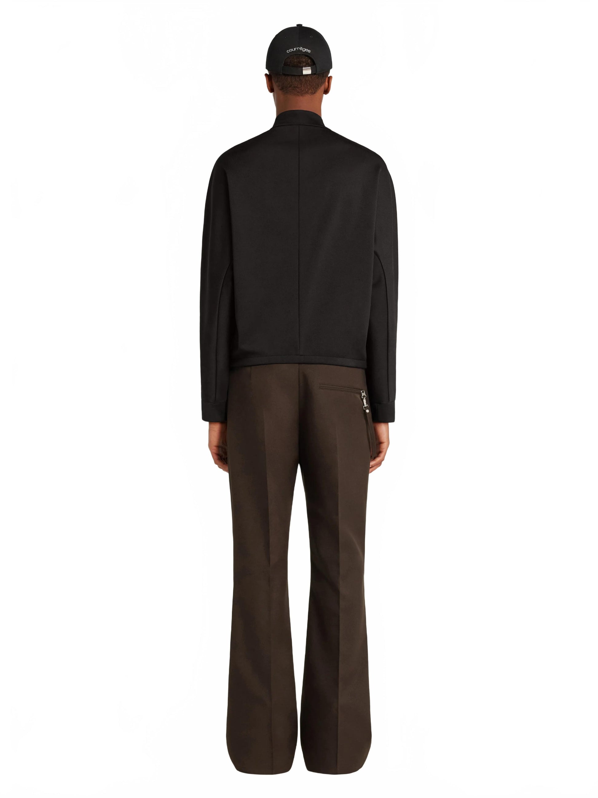 Jacket Interlock Tracksuit - Courreges - Black