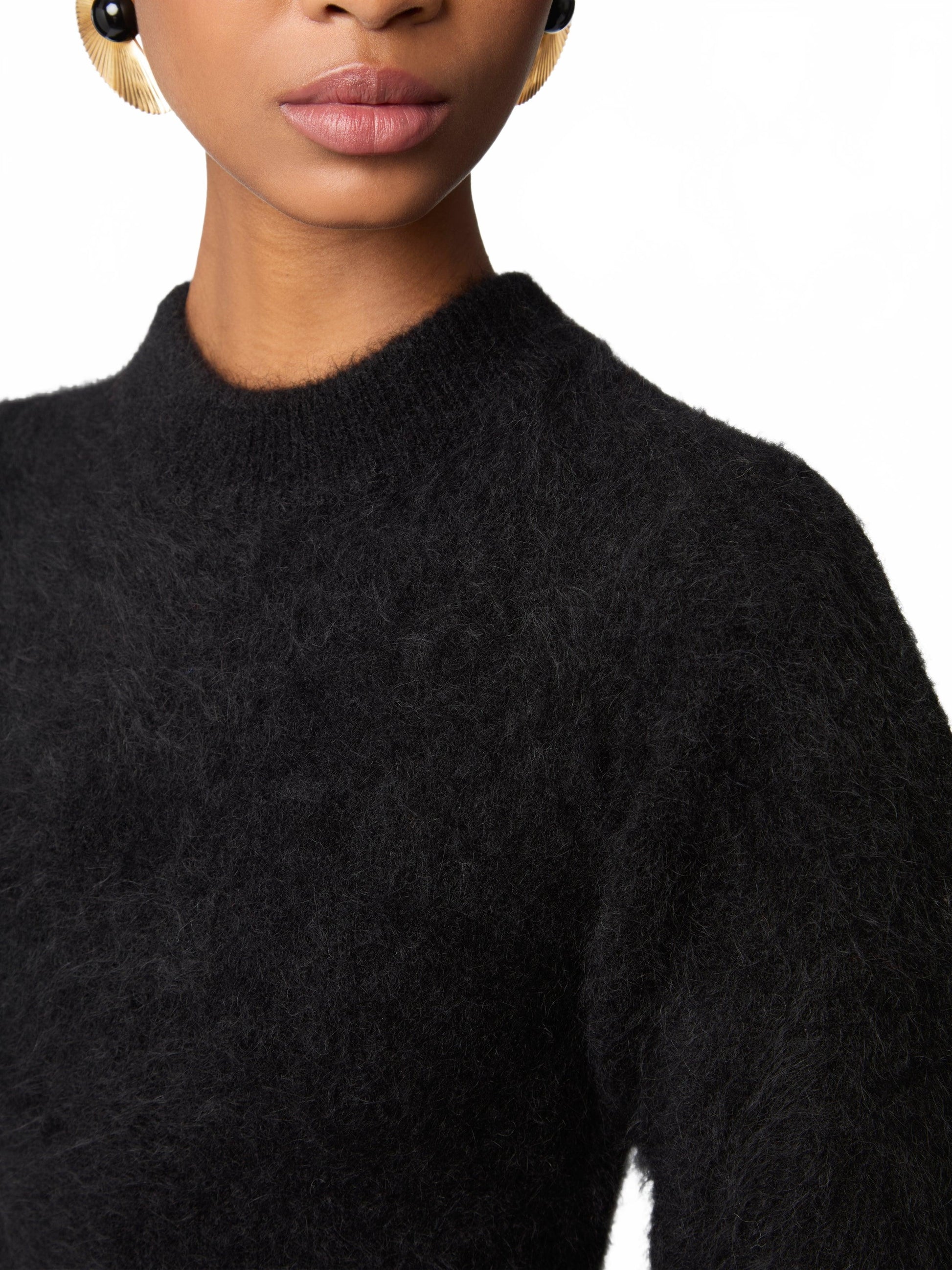 Robe Longue En Laine Et Alpaga - Nina Ricci - Black