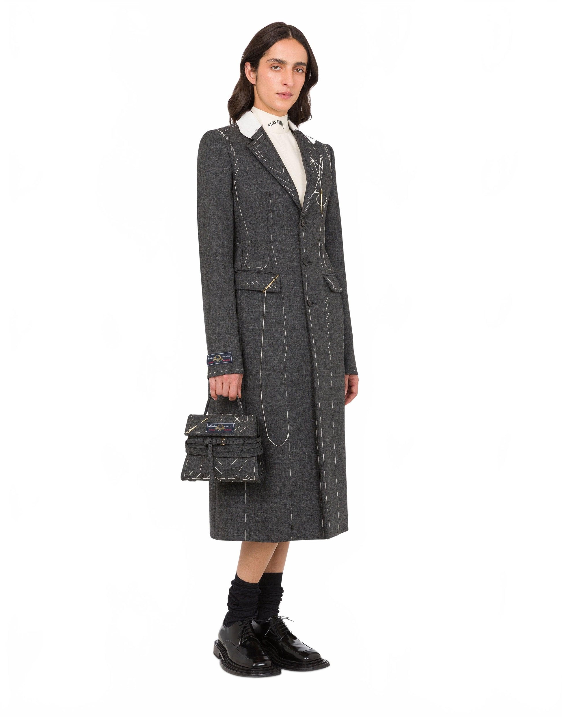 Tie Me Laine Small - Moschino - Noir