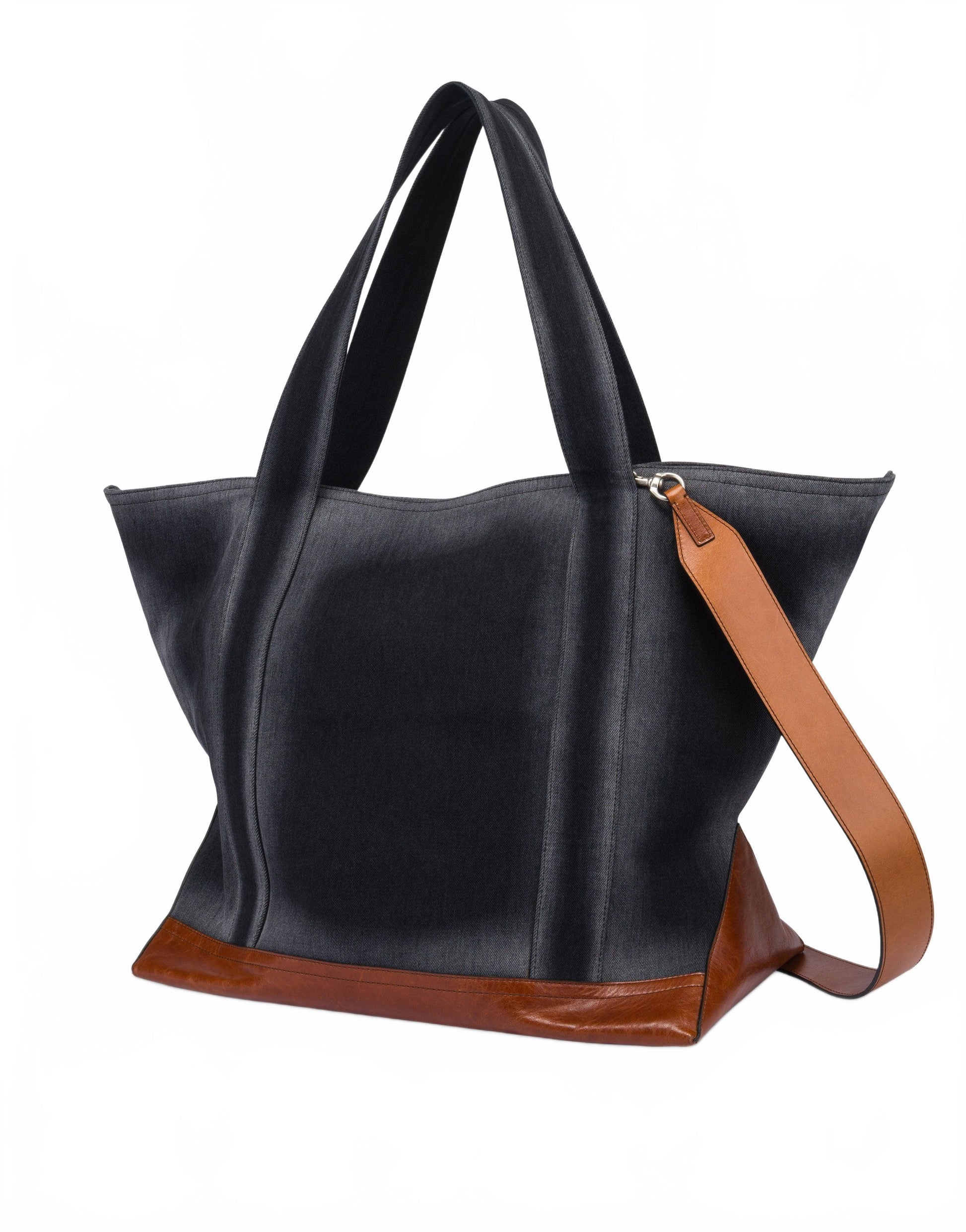 Fourre-tout En Denim - Moschino - Black