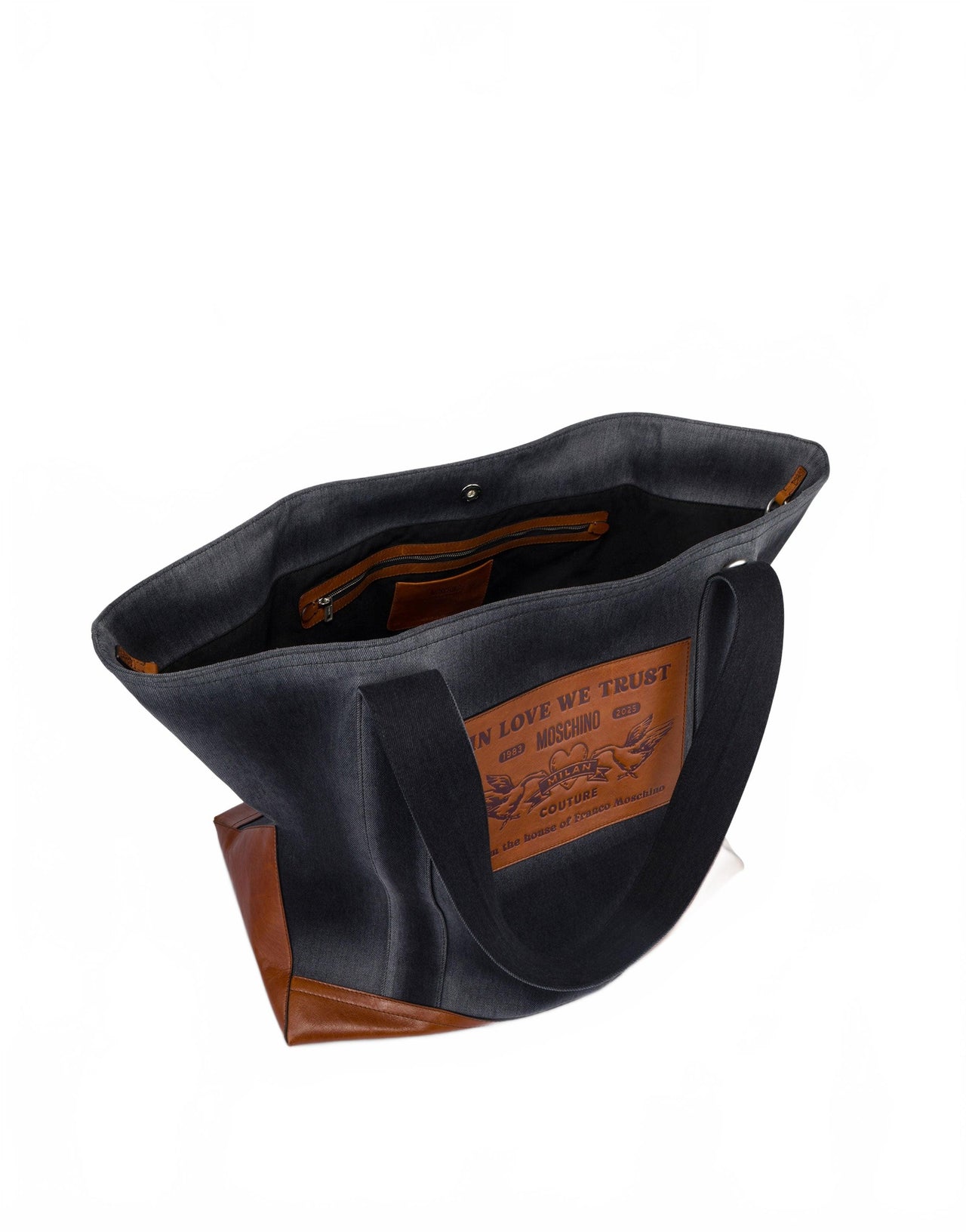 Fourre-tout En Denim - Moschino - Black