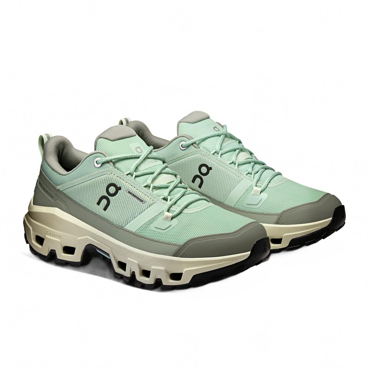 Cloudrock Low WP Women - On Running - Mineral / Aloe