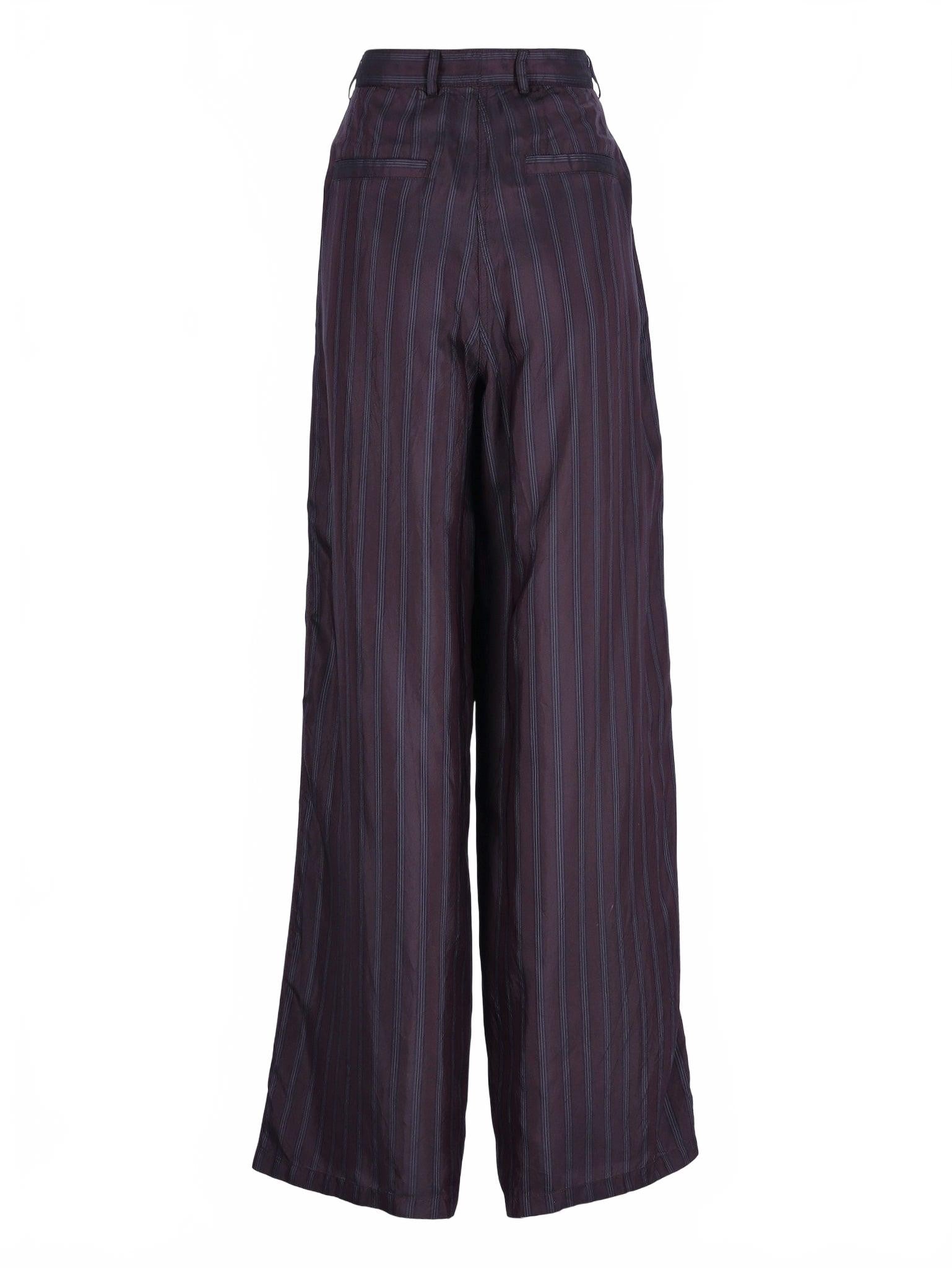 Pen Pants - Dries Van Noten - Burgundy