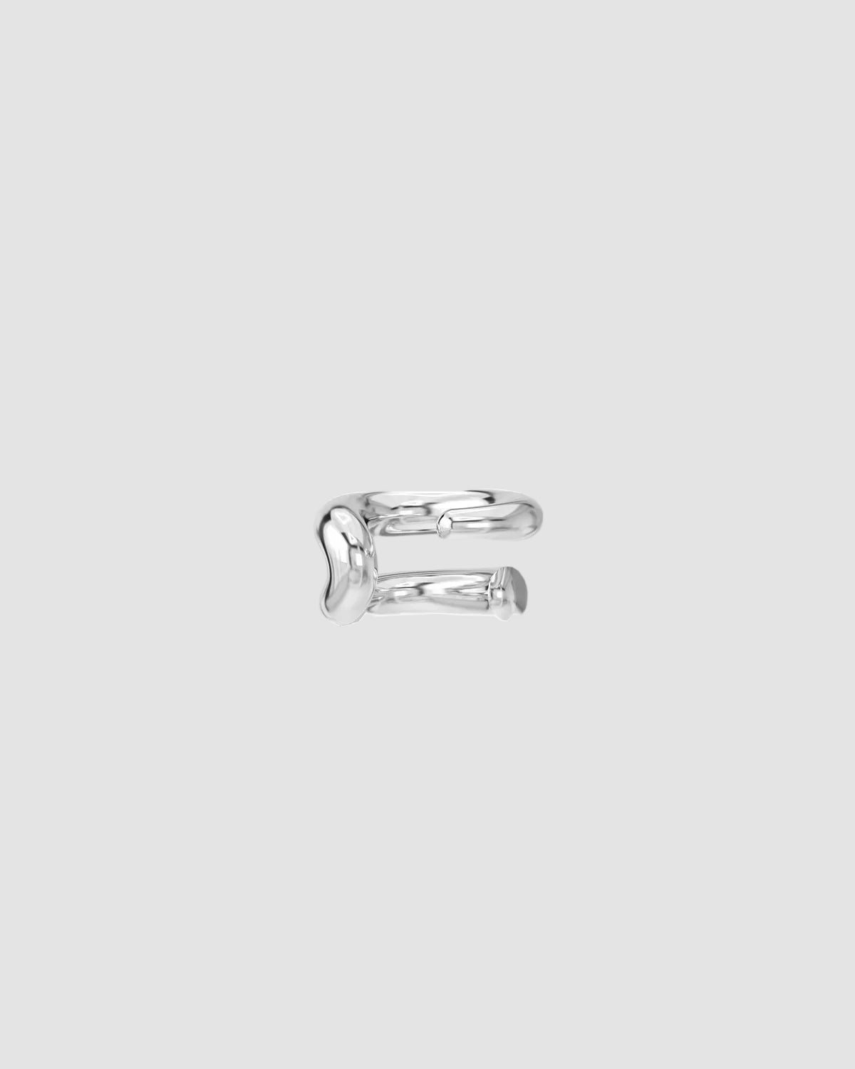 Boucle D oreille Cuff Biseau - Charlotte Chesnais - Argent