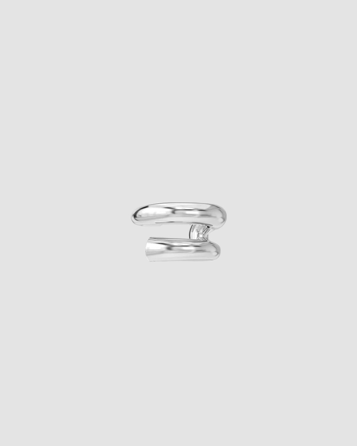 Boucle D oreille Cuff Biseau - Charlotte Chesnais - Argent