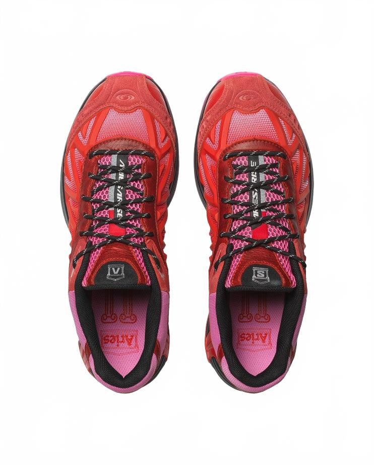 XT Whisper Aries - Salomon - Fiery Red / Fuchsia Pink