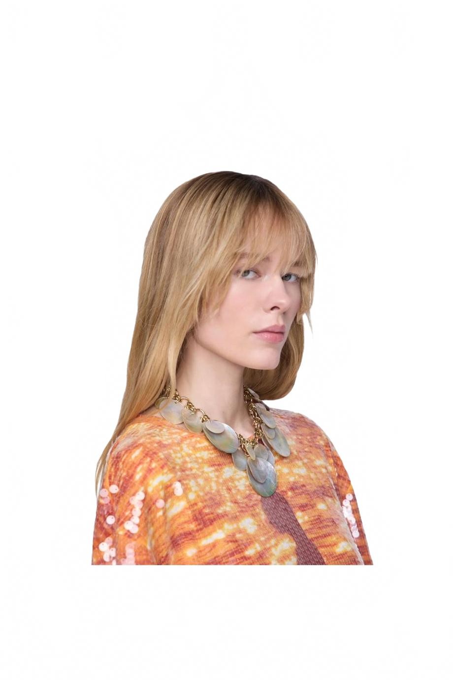 Collier Pastilles Coquillage - Rabanne - Nacre