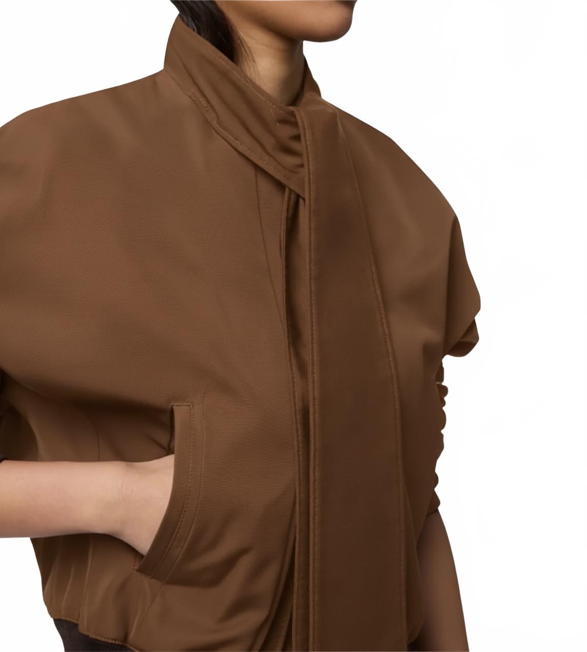 Blouson Ottoman A Echarpe - Nina Ricci