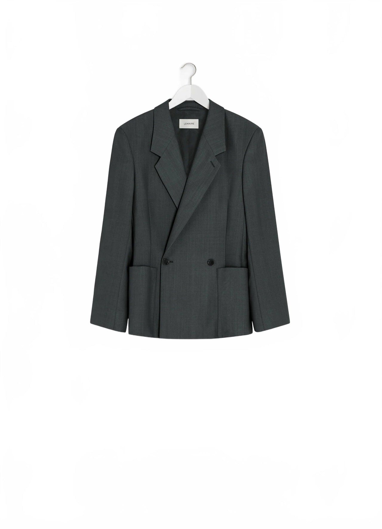 Double-Breasted Tailored Jacket - Lemaire - Coal