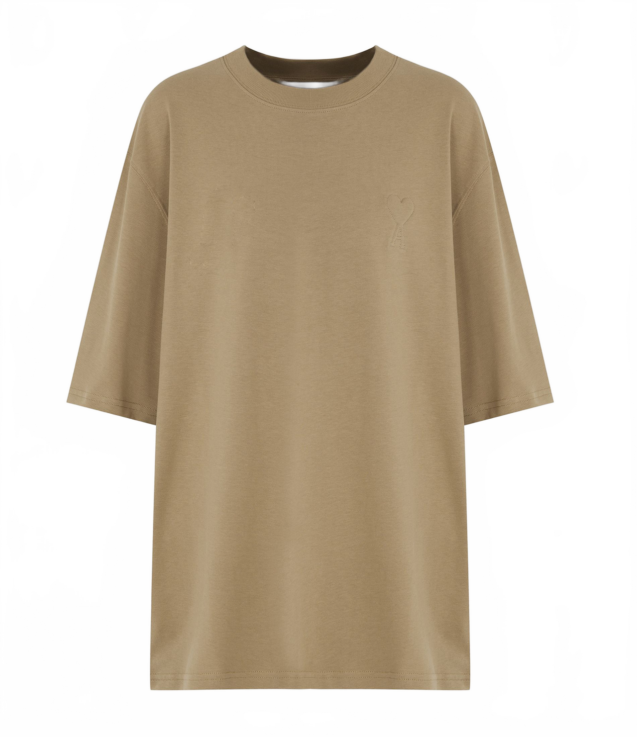 Tshirt Grand Adc Embosse - Ami - Camel