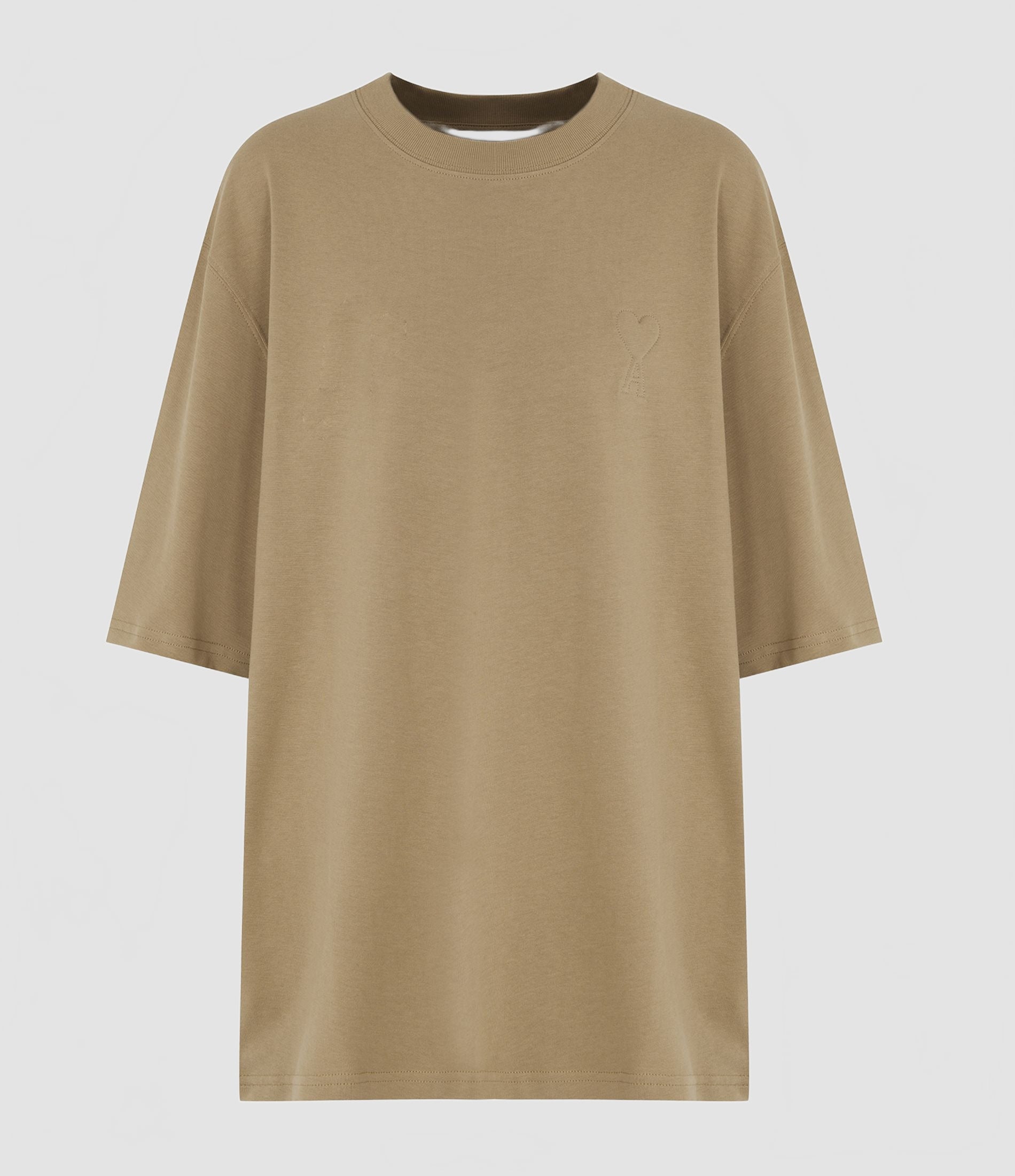 Tshirt Grand Adc Embosse - Ami - Camel