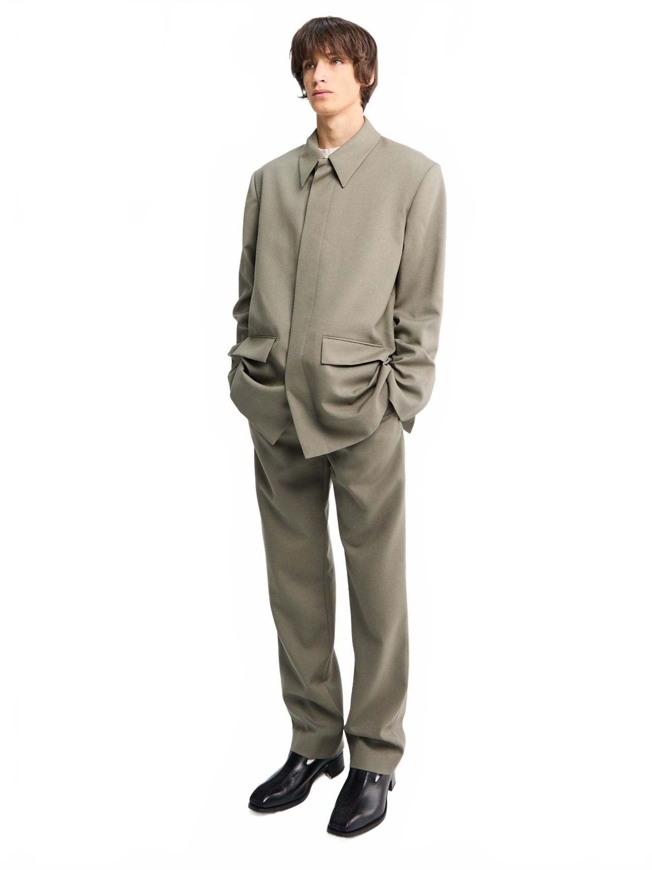 Rustic Wool Jacket - Rier - Camoscio Rustic