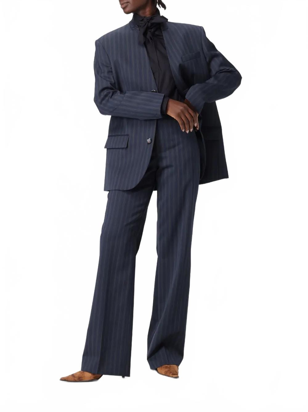 Veste En Laine - Moschino - Multi Blue