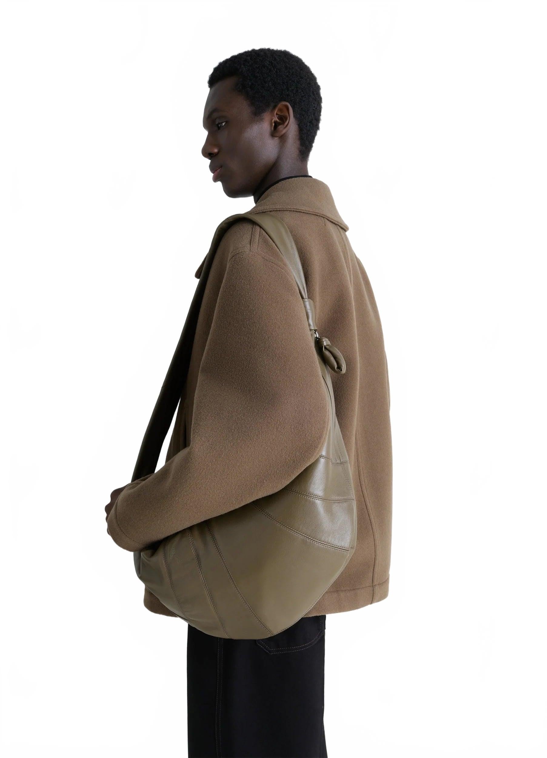 Large Croissant Bag - Lemaire - Dark Khaki