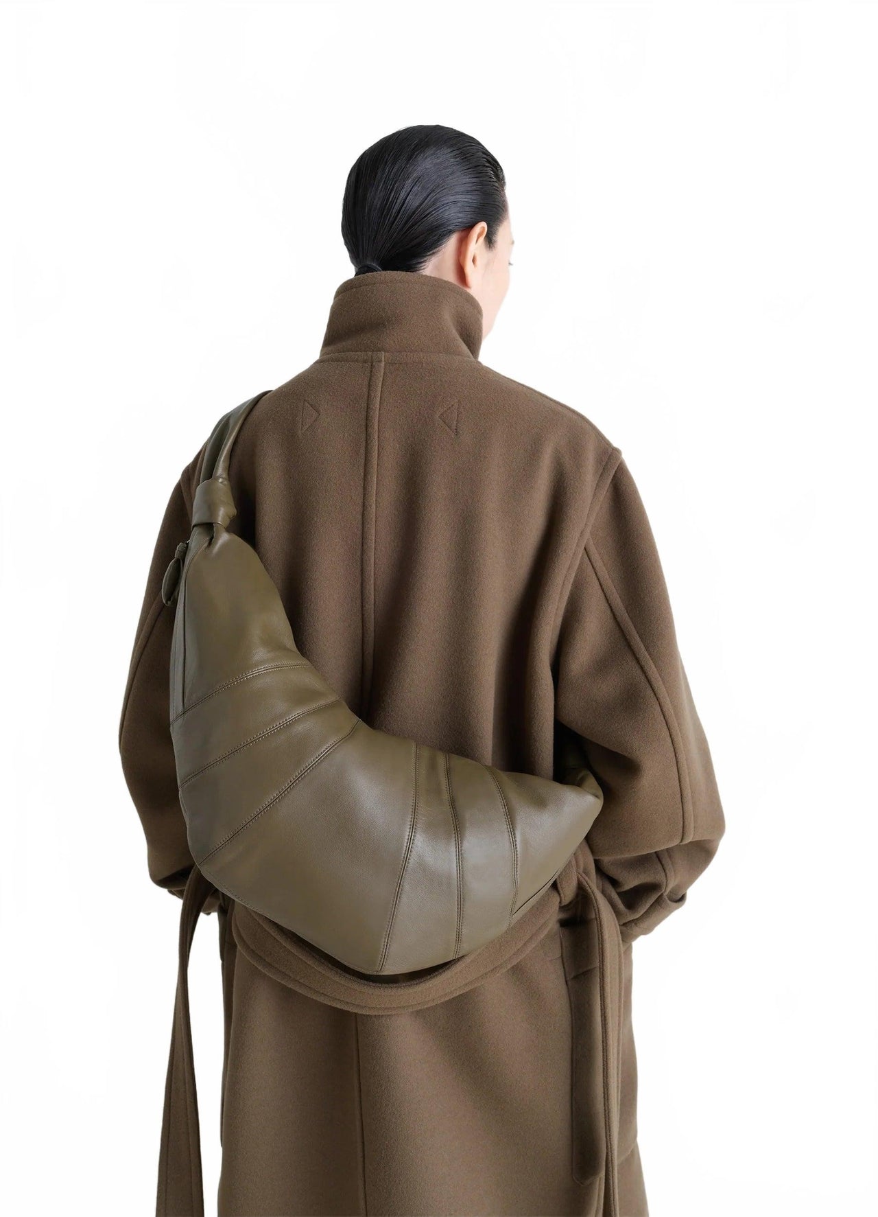 Large Croissant Bag - Lemaire - Dark Khaki