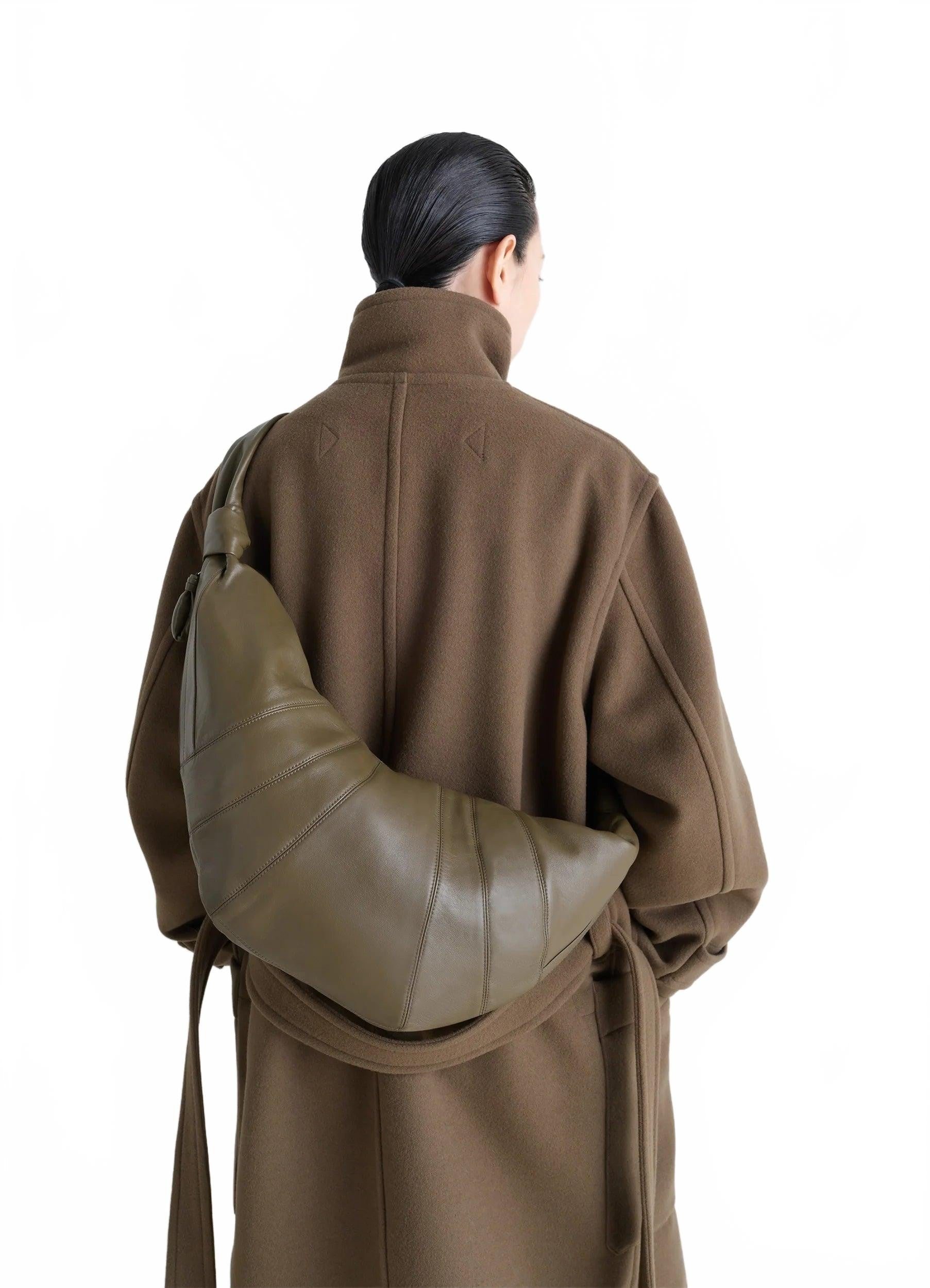 Large Croissant Bag - Lemaire - Dark Khaki