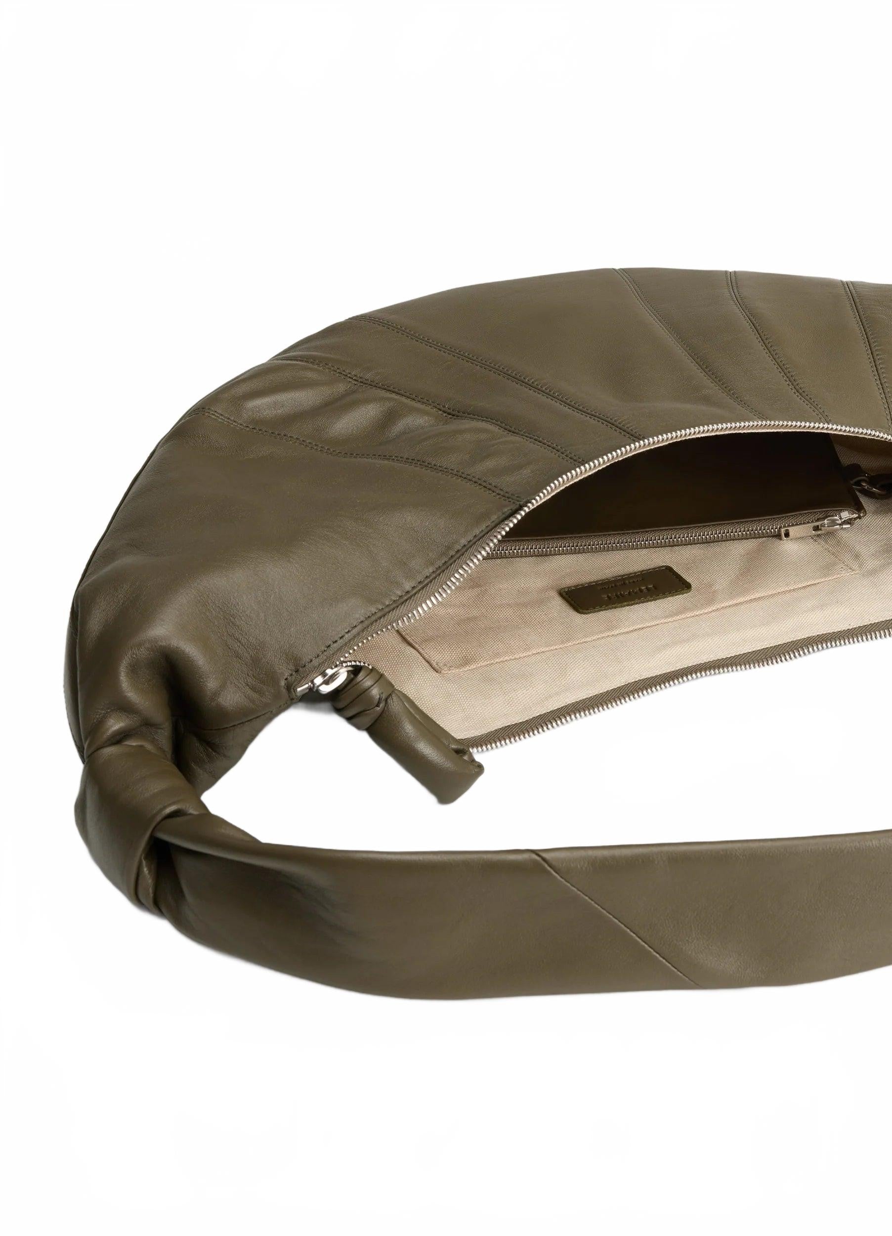 Large Croissant Bag - Lemaire - Dark Khaki
