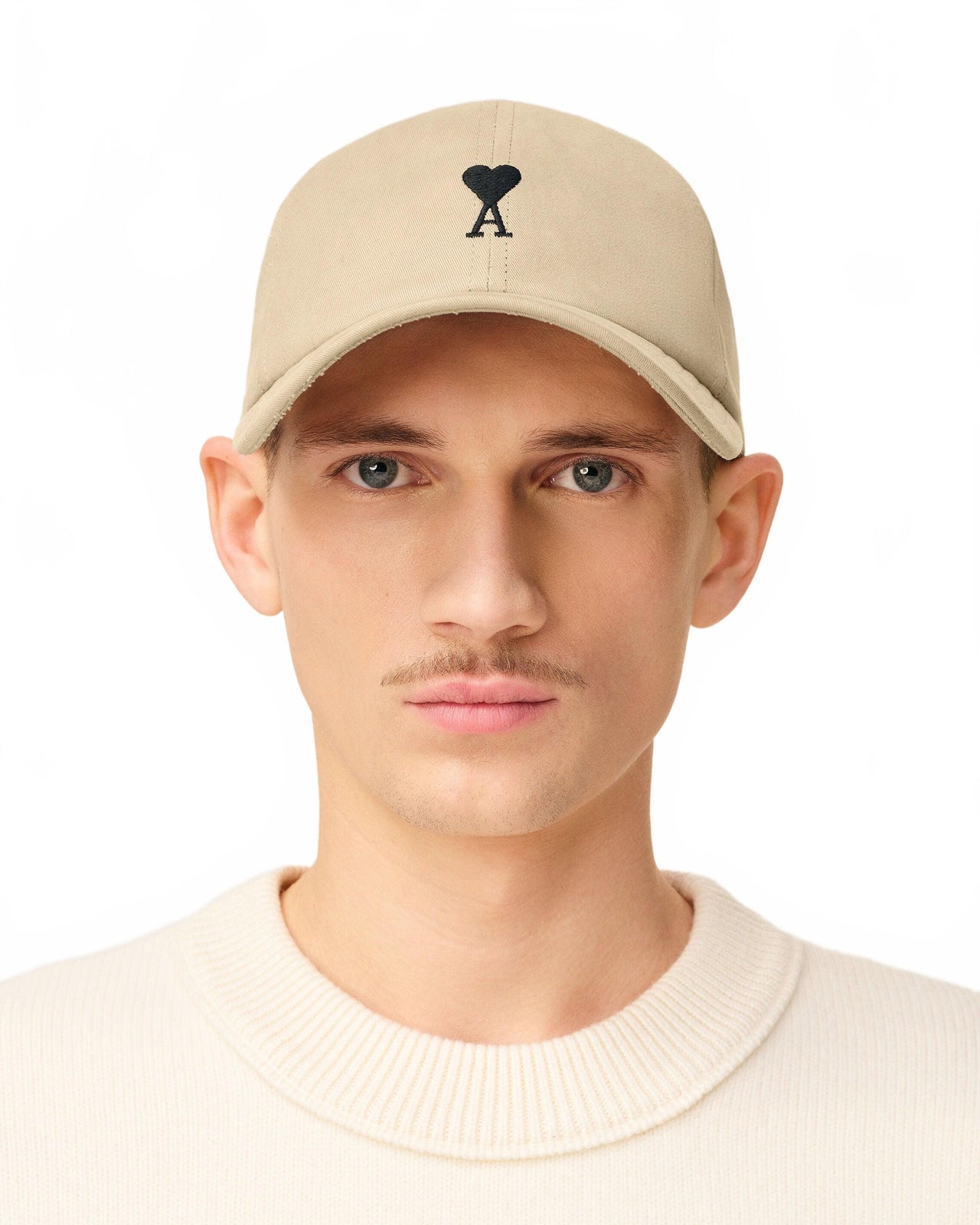 Casquette Broderie Ami De Coeur Noir - Ami - Beige