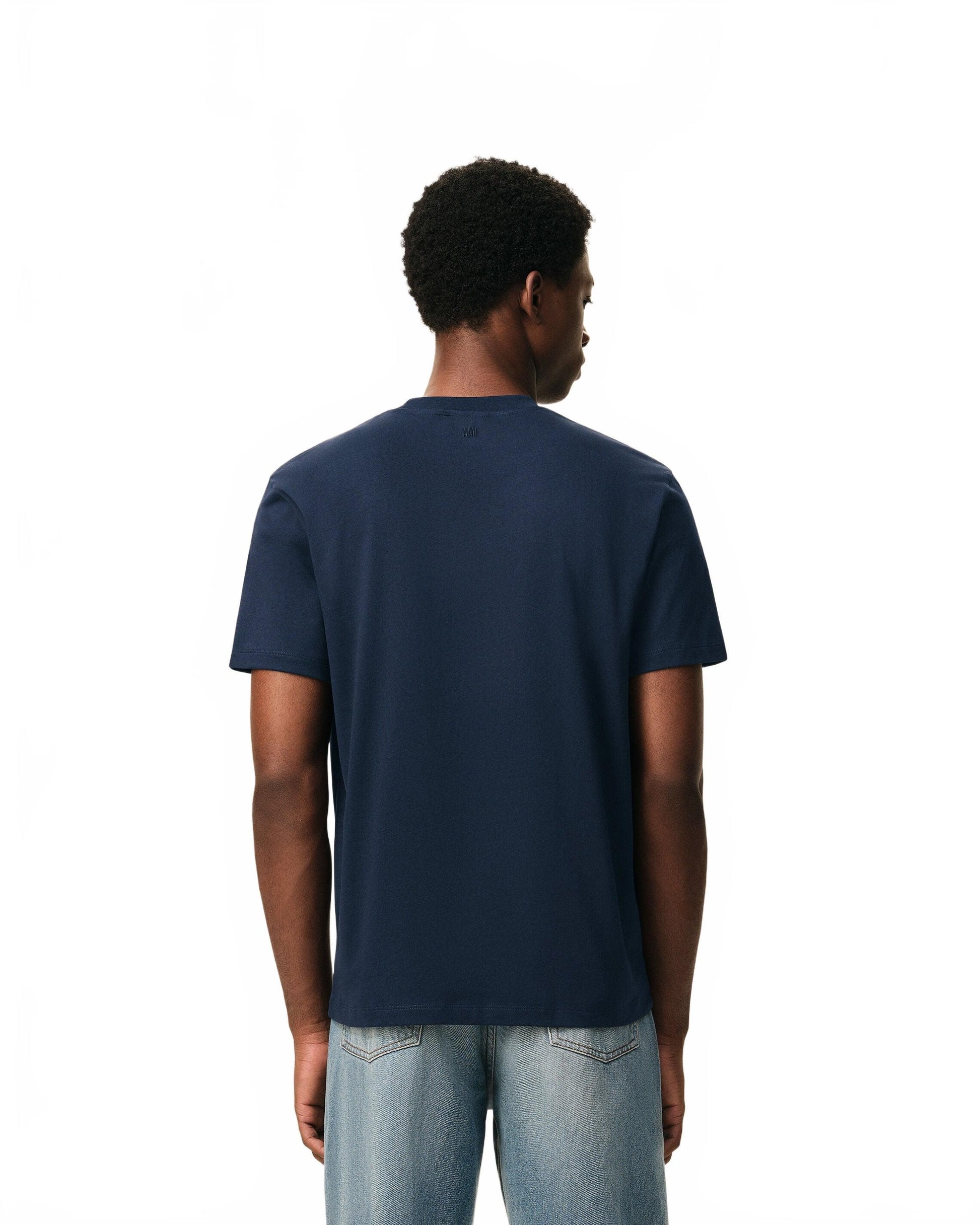 Tshirt Avec Ami De Coeur Rouge - Ami - Bleu Nuit