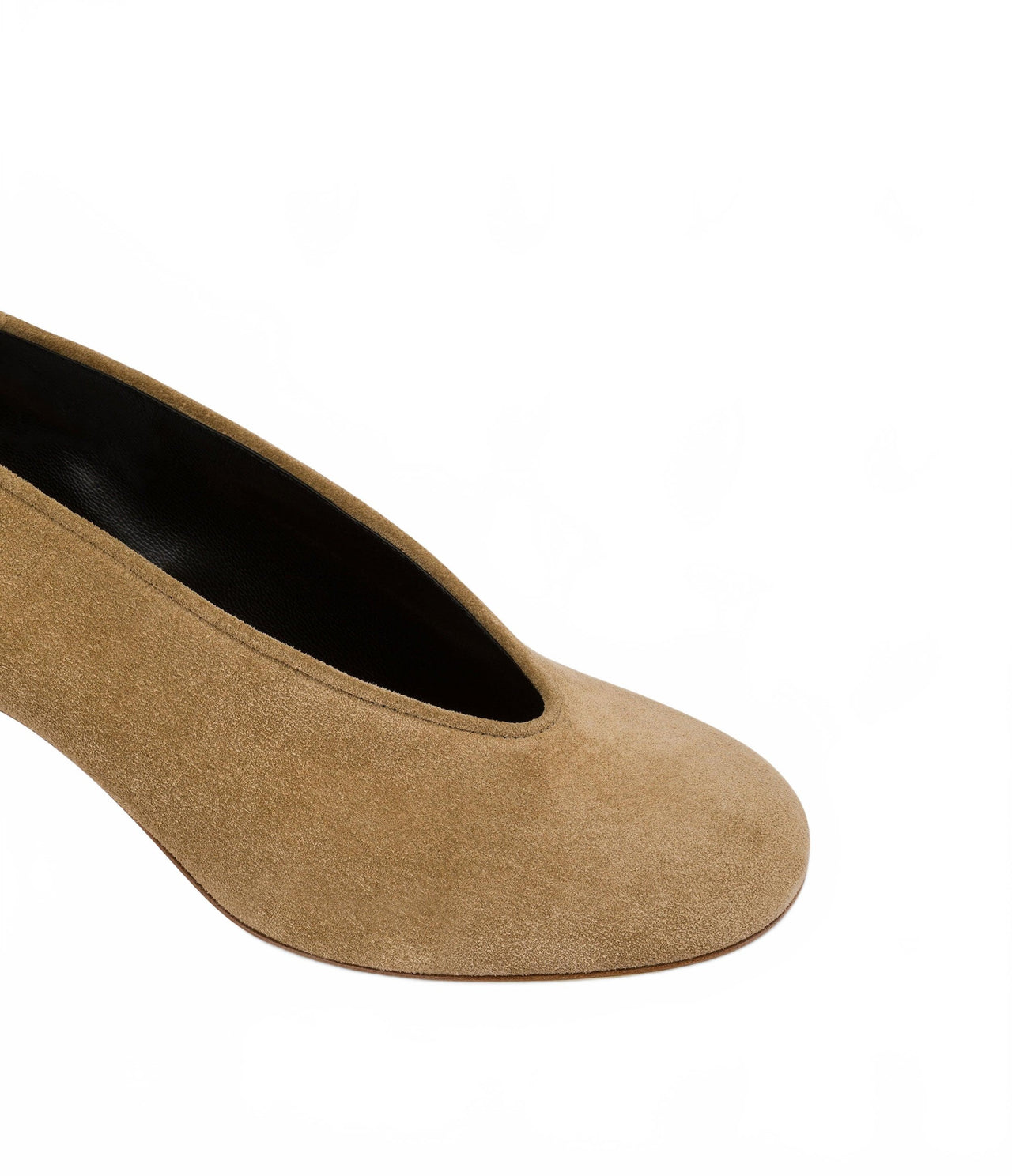 Escarpins En Suède Canard - Moschino - Beige