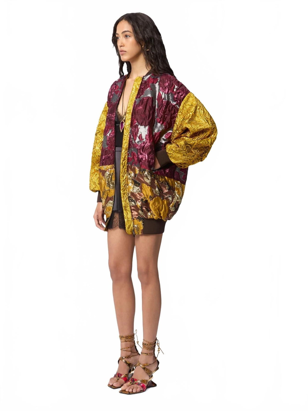 Bomber In Patchwork Jacquard - Nina Ricci - Jacquard