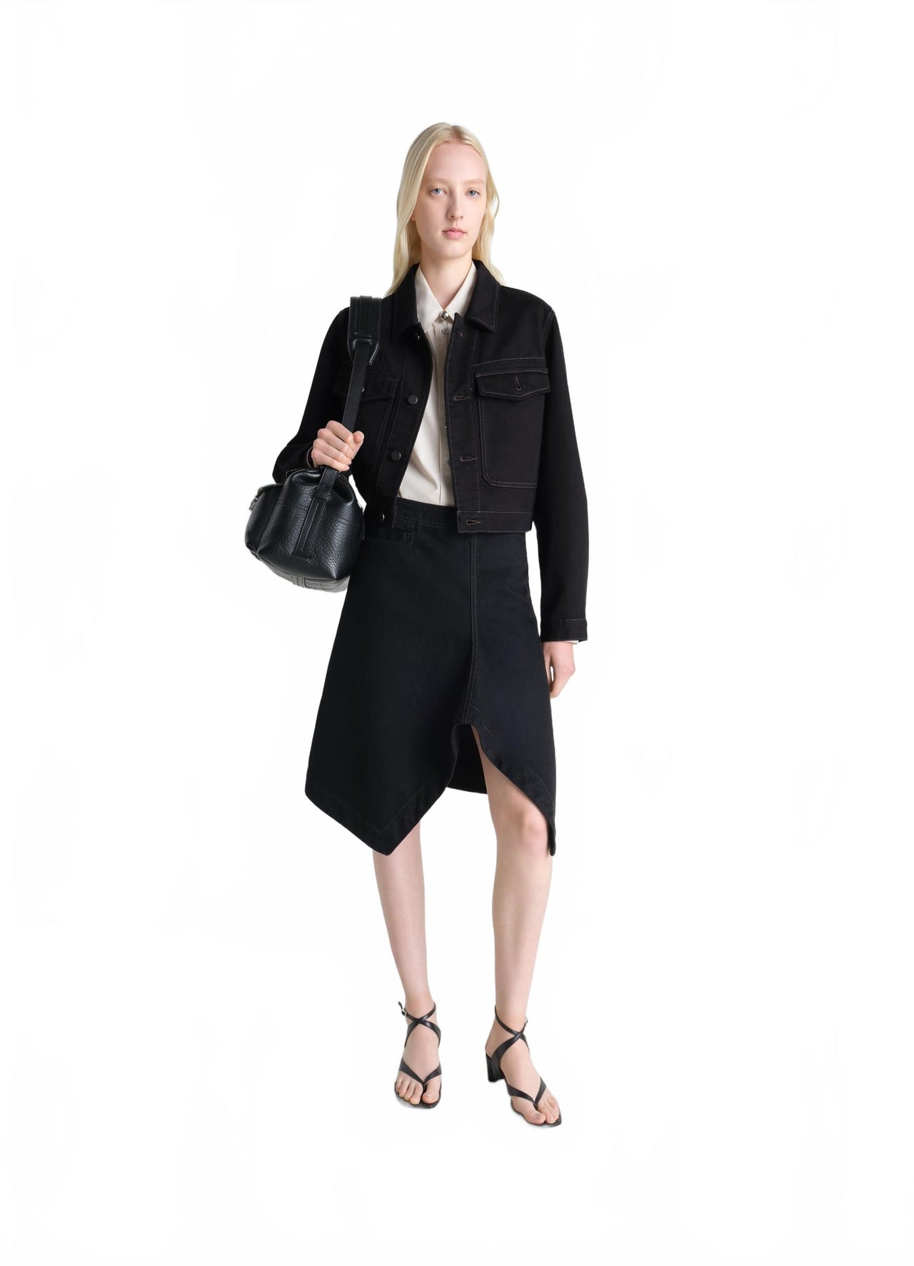 Asymmetric Skirt - Lemaire - Noir