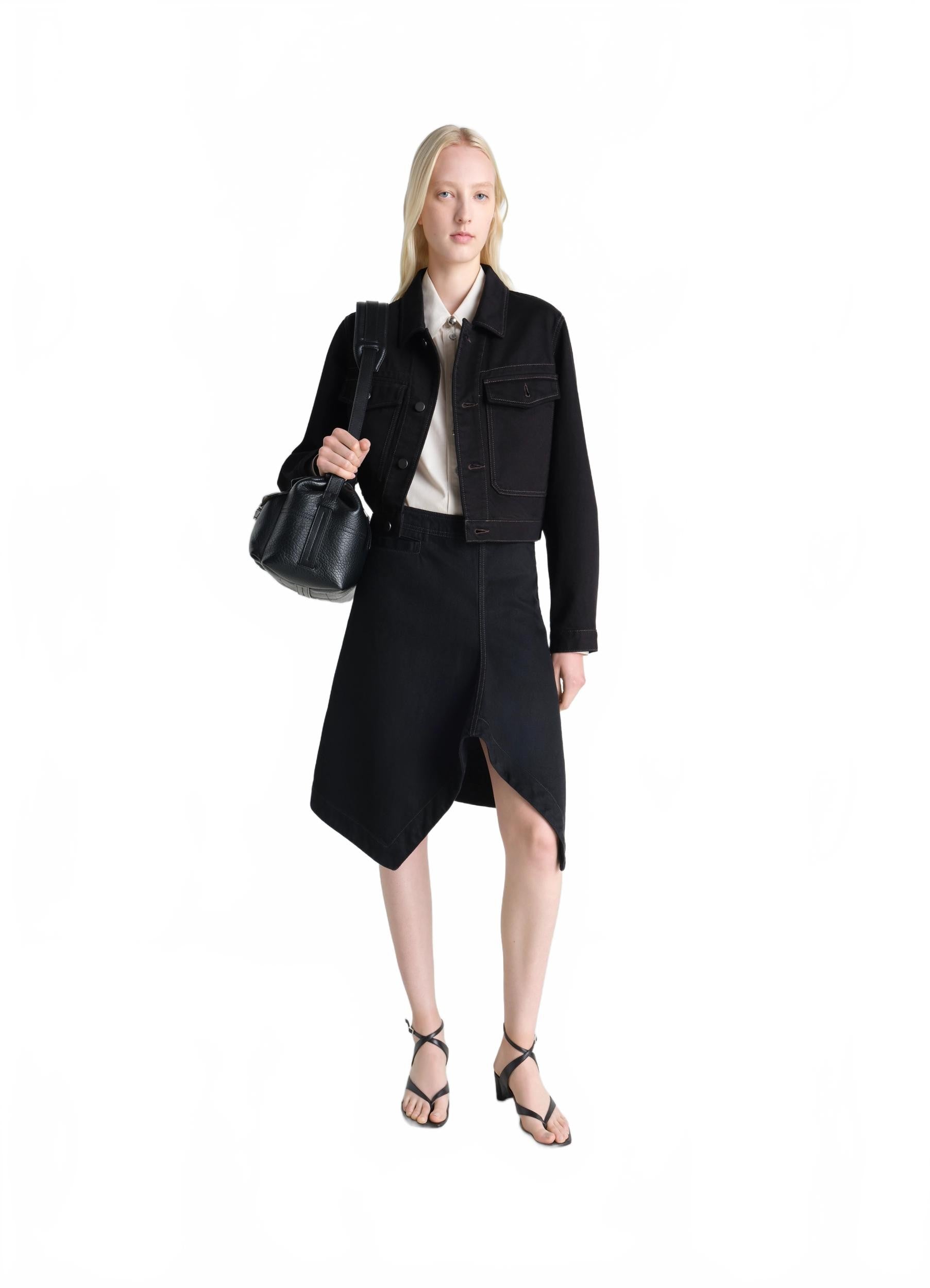 Asymmetric Skirt - Lemaire - Noir