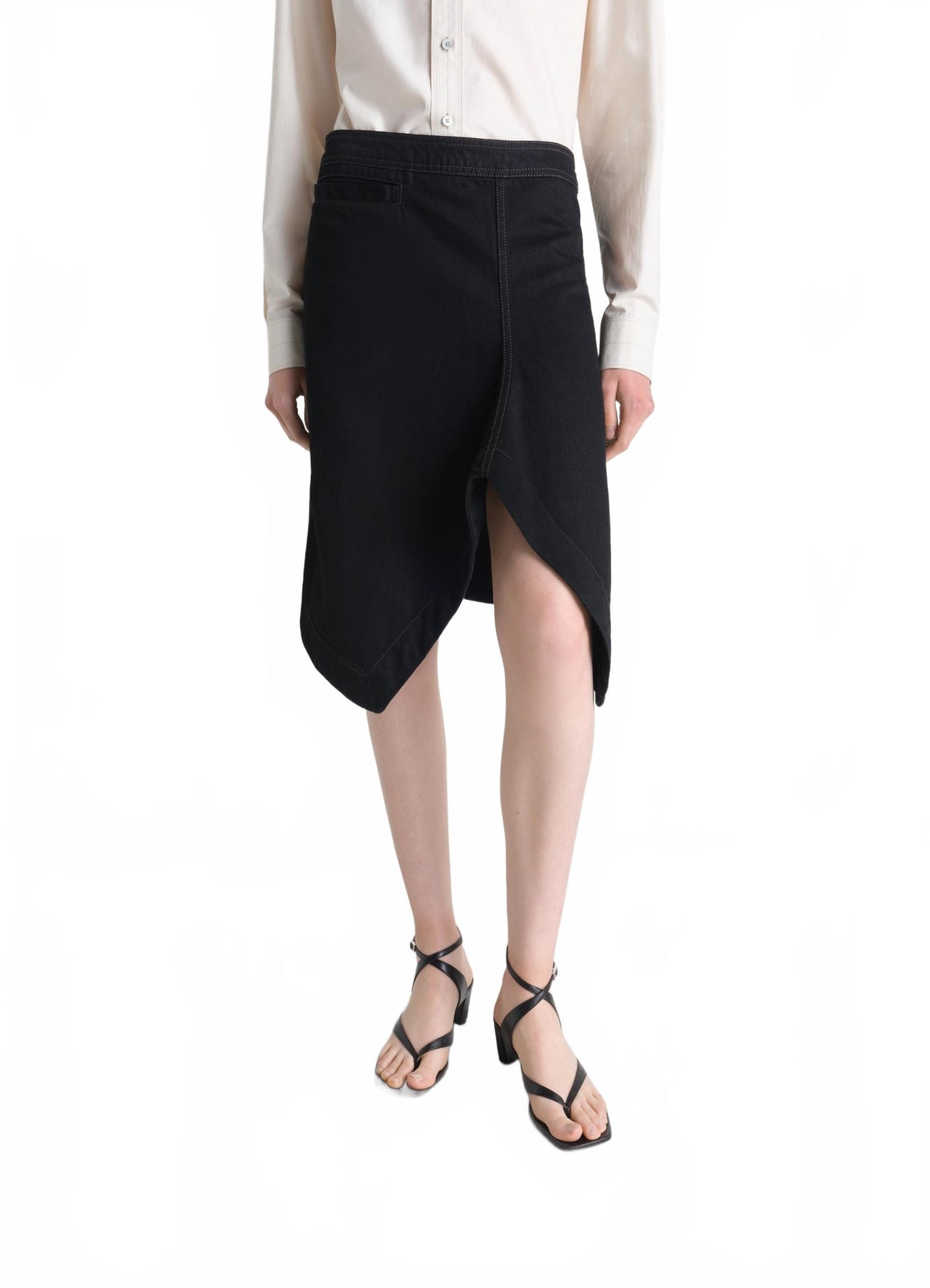 Asymmetric Skirt - Lemaire - Noir