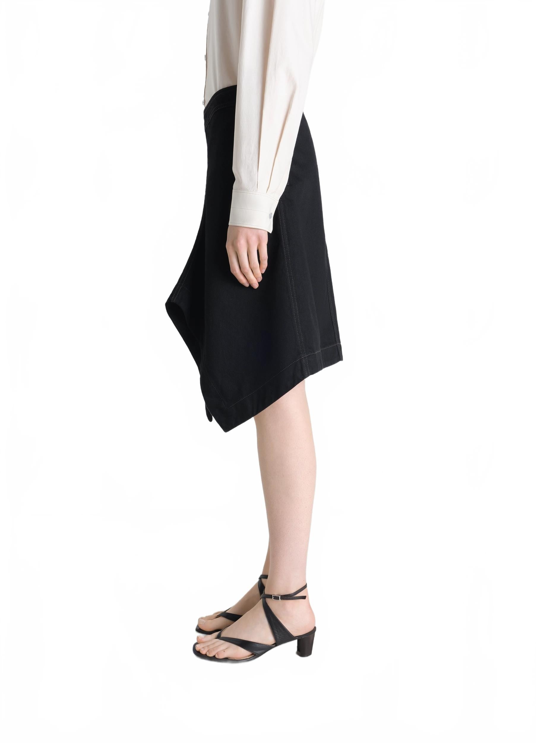 Asymmetric Skirt - Lemaire - Noir