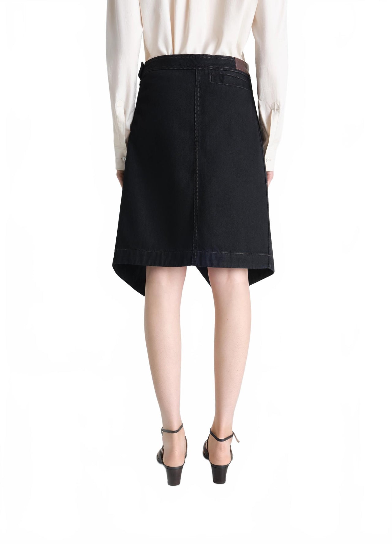 Asymmetric Skirt - Lemaire - Noir