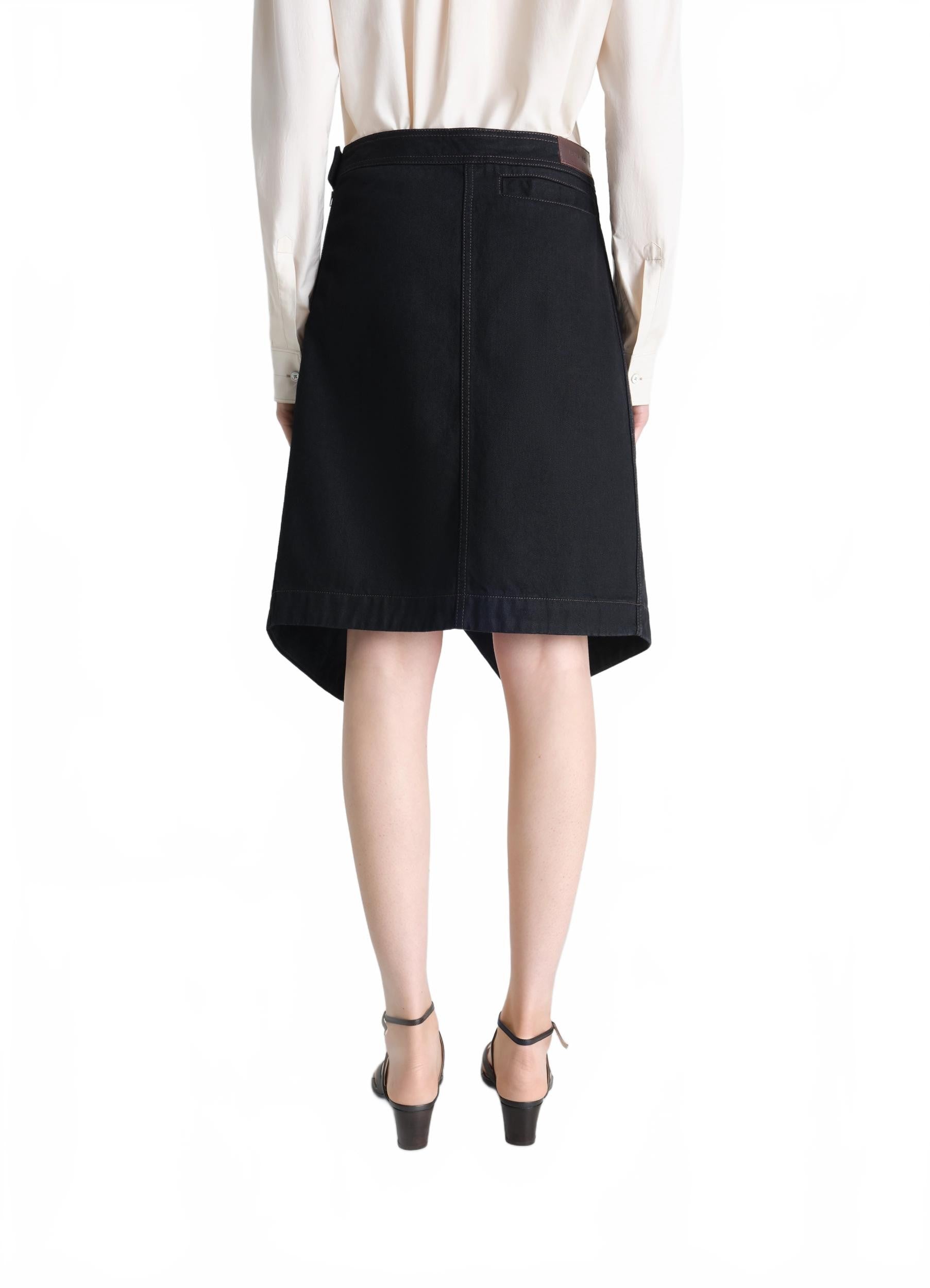 Asymmetric Skirt - Lemaire - Noir