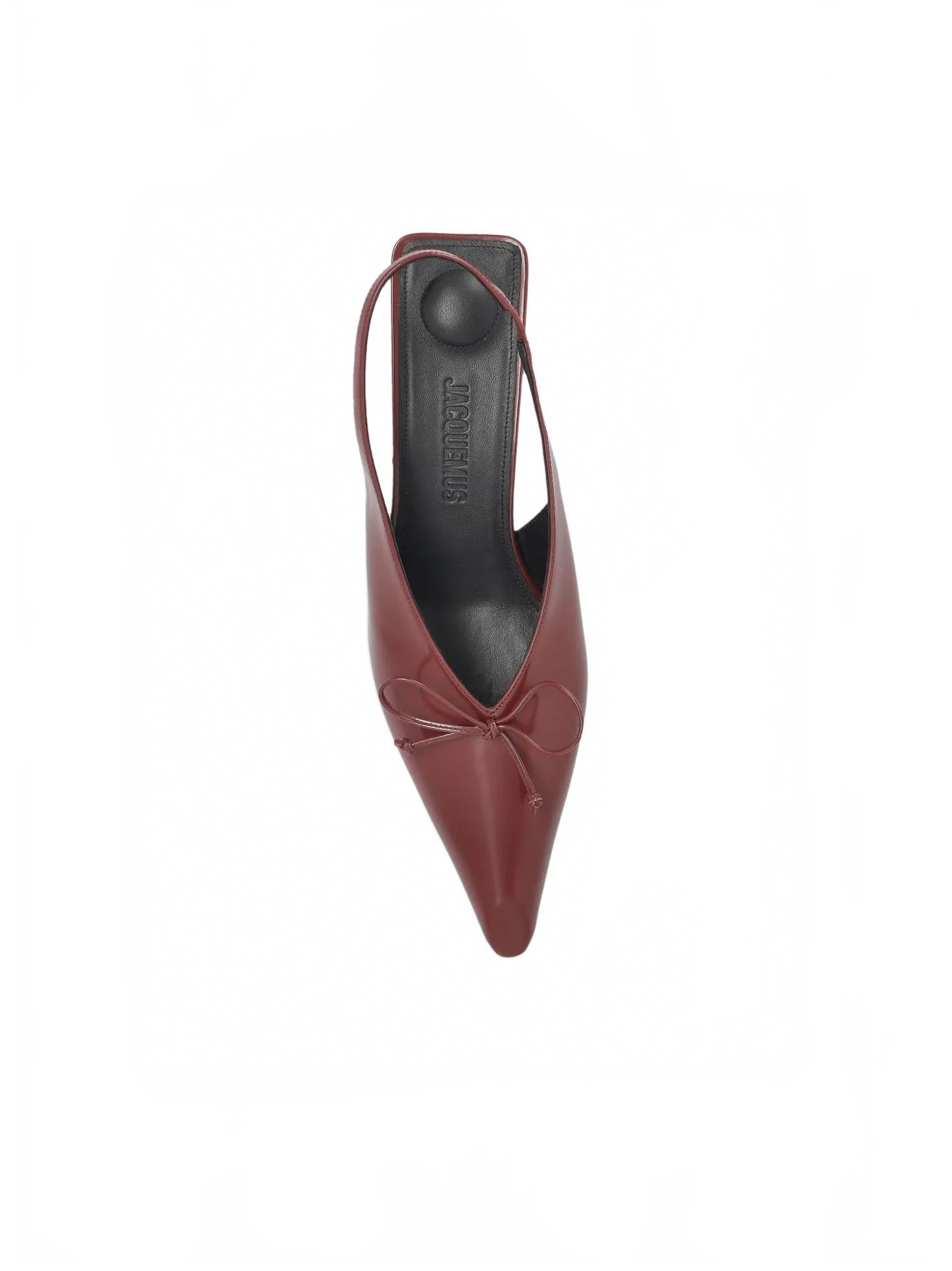 Les Slingbacks Cubisto - Jacquemus - Burgundy