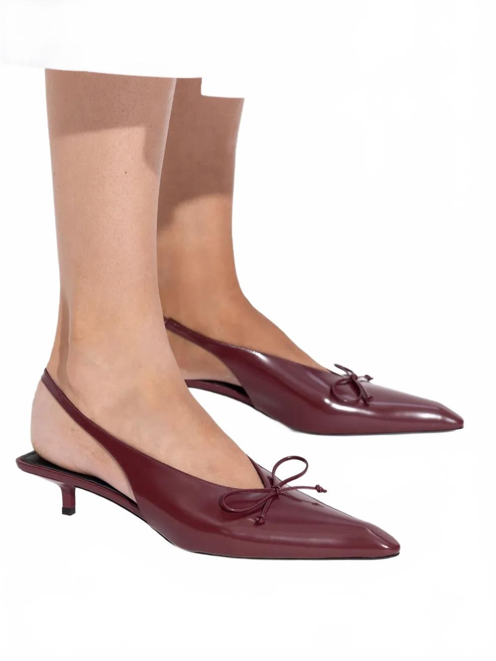 Les Slingbacks Cubisto - Jacquemus - Burgundy
