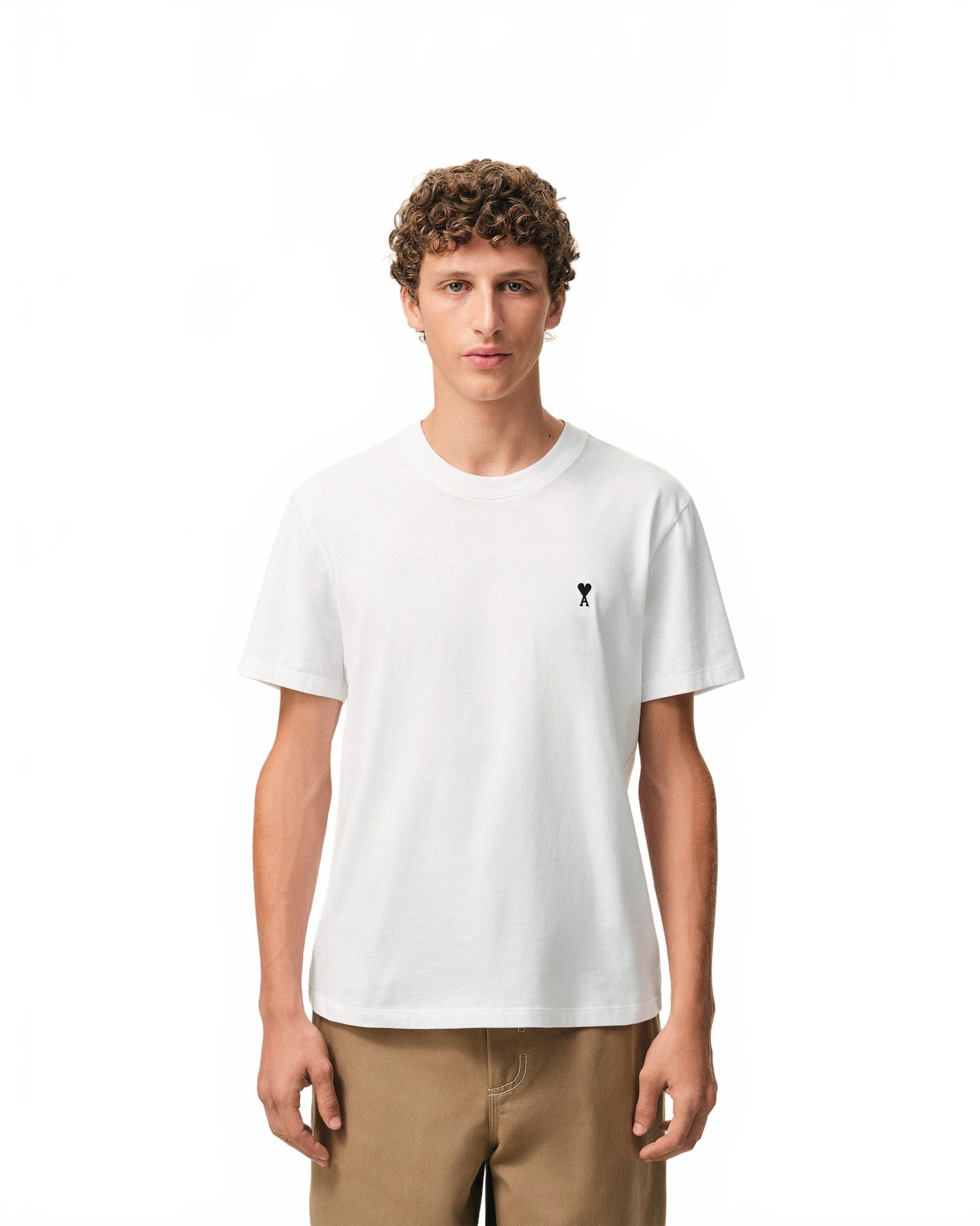 Tshirt Avec Ami De Coeur Contraste - Ami - Blanc