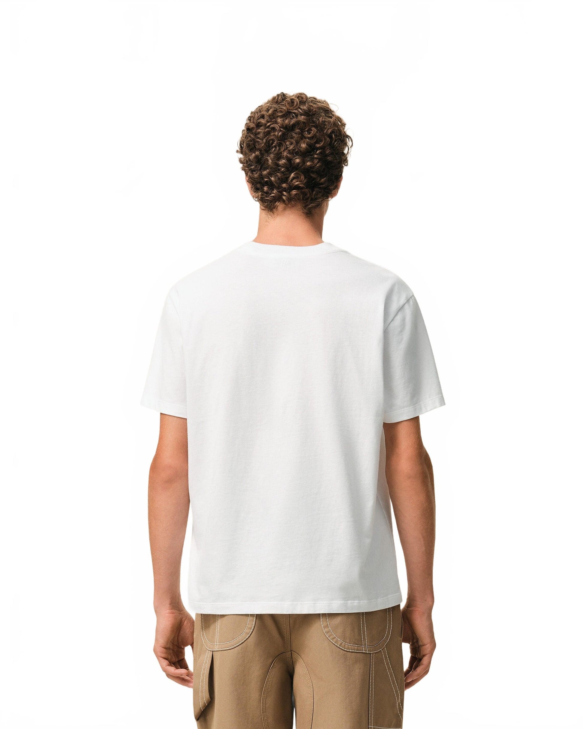 Tshirt Avec Ami De Coeur Contraste - Ami - Blanc