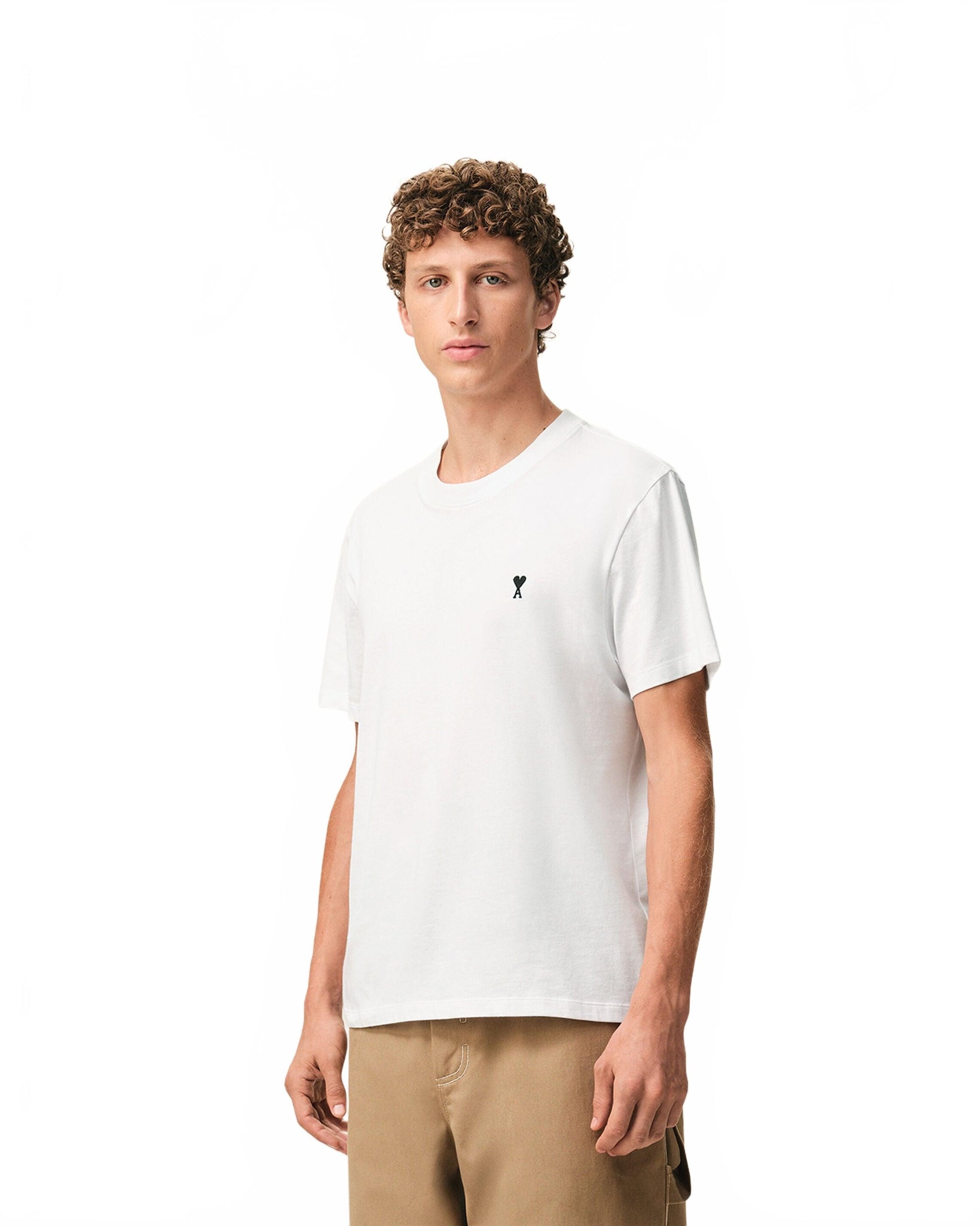 Tshirt Avec Ami De Coeur Contraste - Ami - Blanc