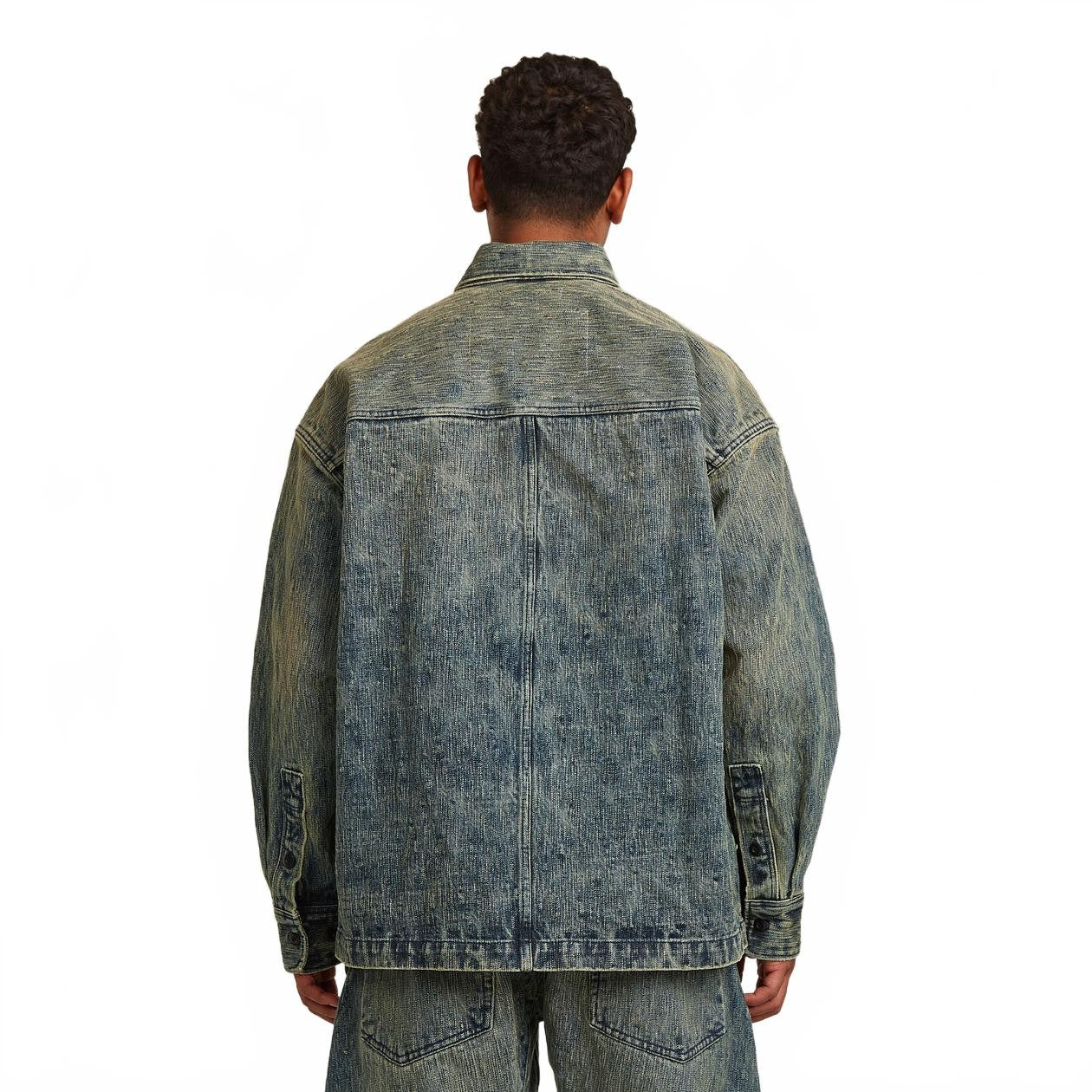 A Boxy Fit Overshirt - G-Star - Antique Faded Shizuku