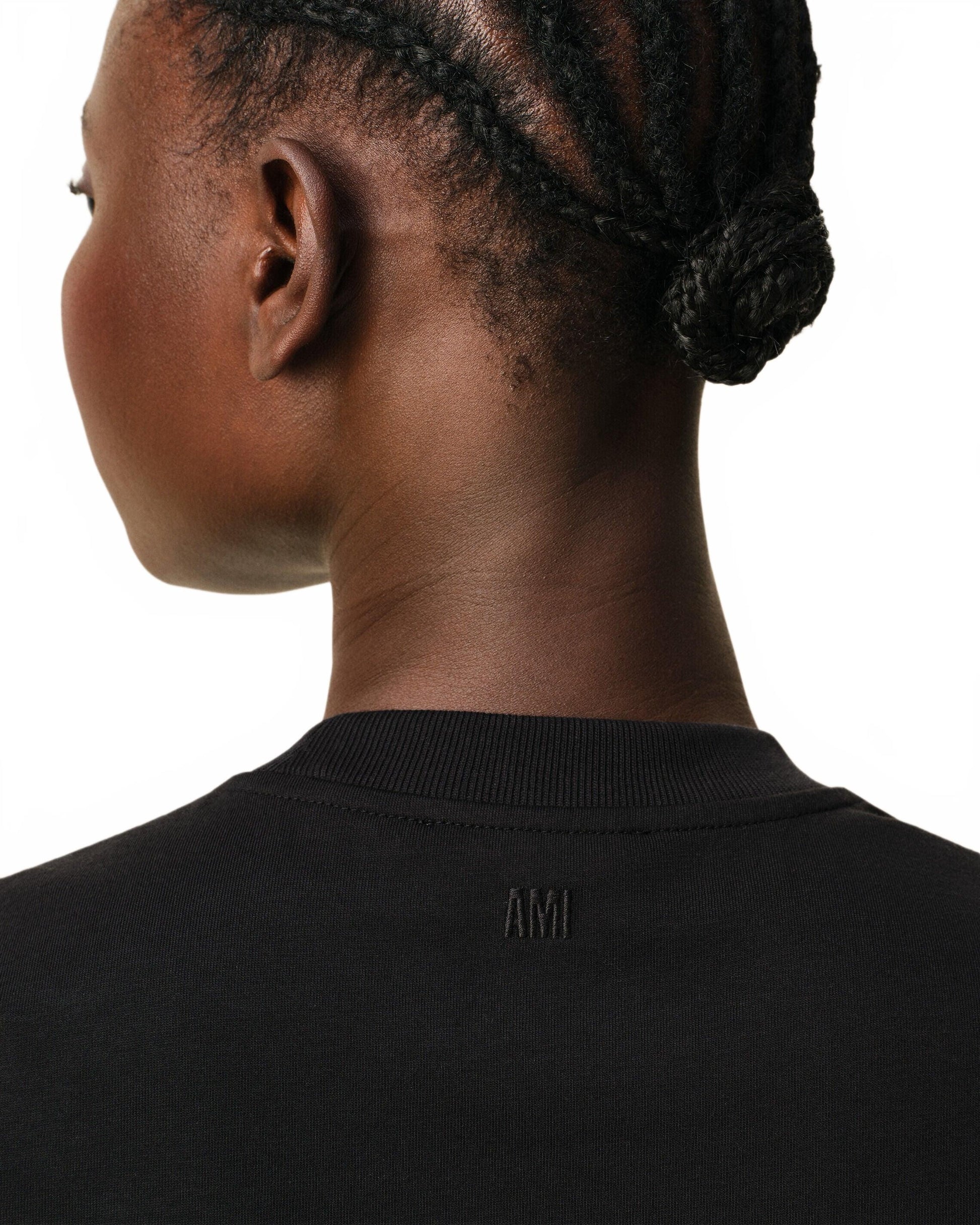 Tshirt Ami De Coeur Cropped - Ami - Noir / Blanc crème