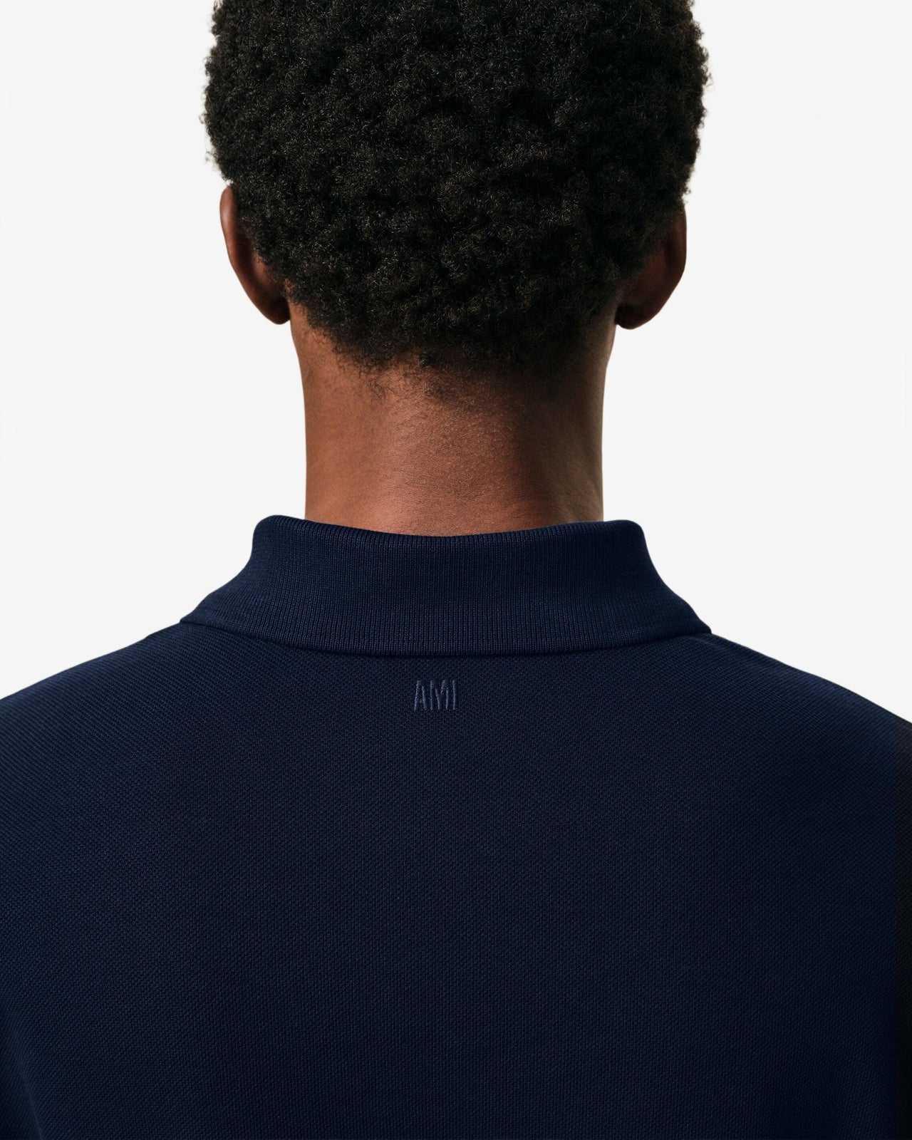 Polo Ami De Coeur Rouge Pique Leger - Ami - Bleu Nuit