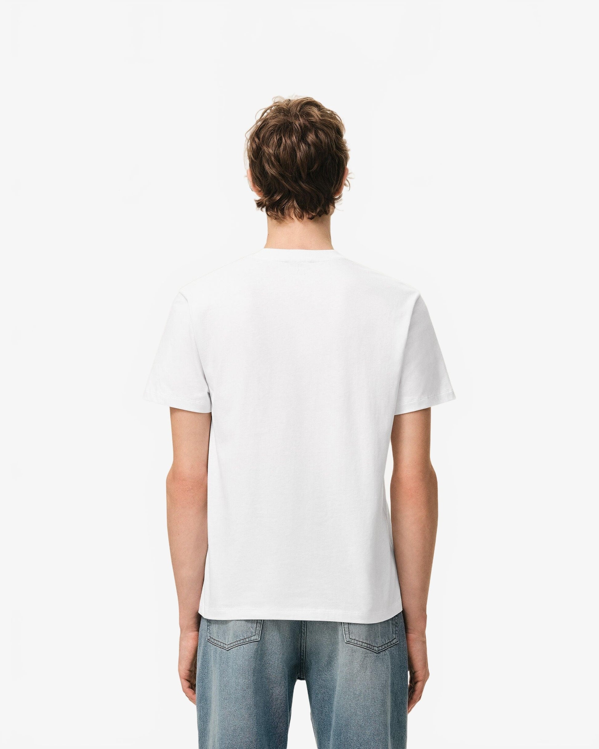 Tshirt Avec Ami De Coeur Rouge - Ami - Blanc