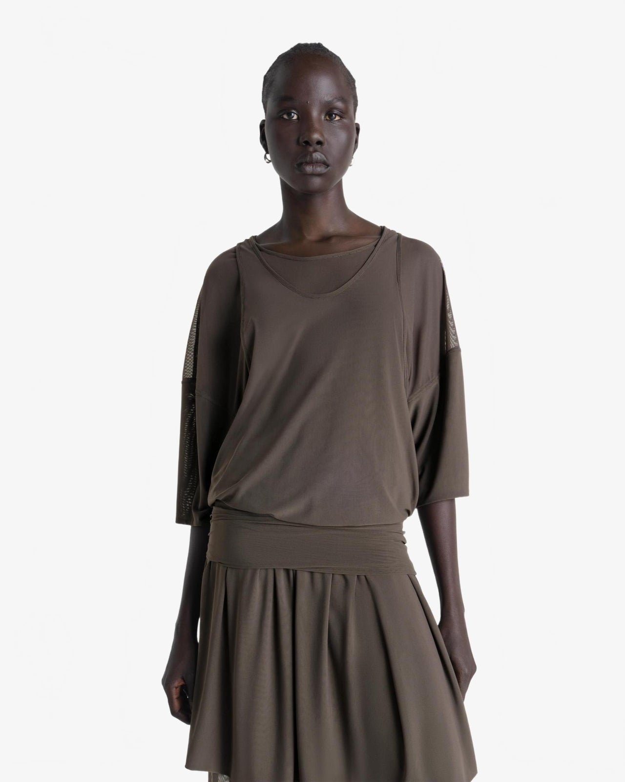 Double Layer Dress - Lemaire - Brown
