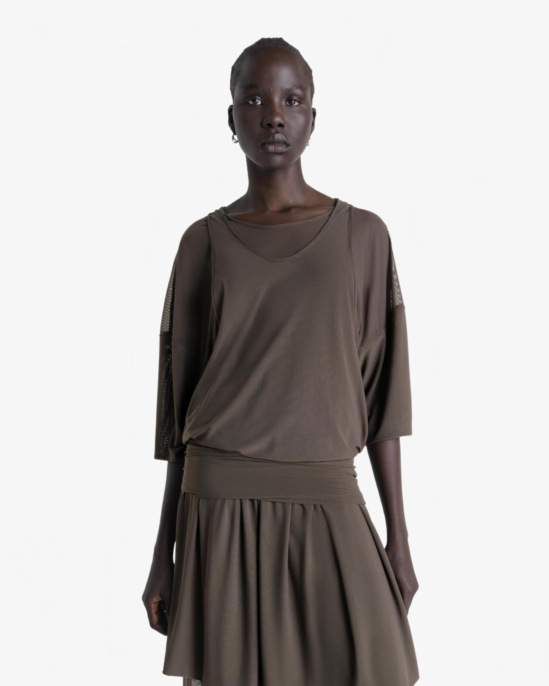 Double Layer Dress - Lemaire - Brown