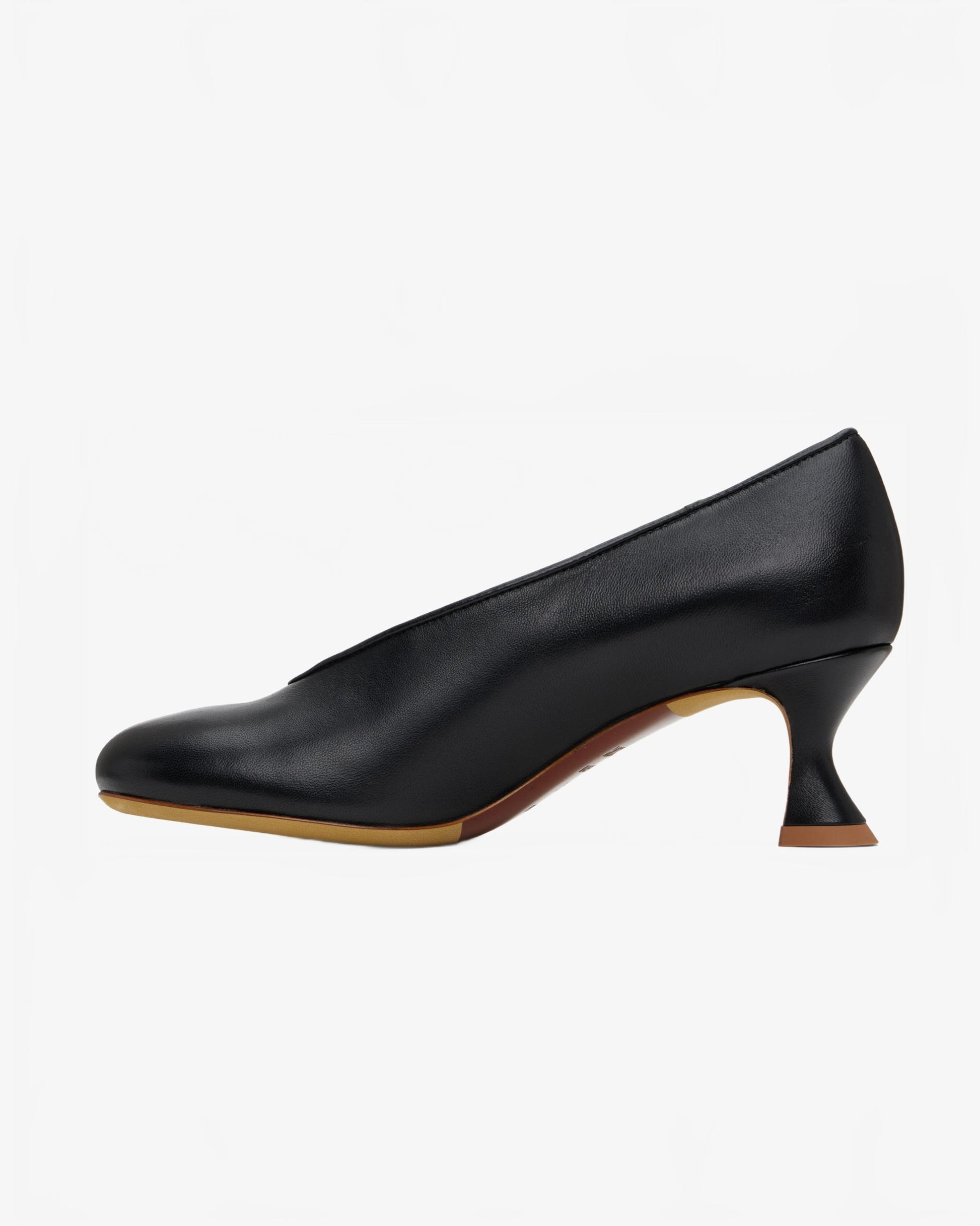 Escarpins En Cuir Canard - Moschino - Noir