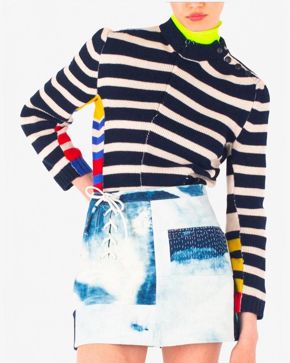 Breton Striped Sailor Sweater - La Fetiche -multicolor