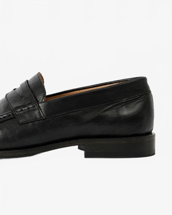 Mocassins Light - Our Legacy - True Dyed Black Leather