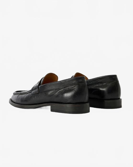 Mocassins Light - Our Legacy - True Dyed Black Leather