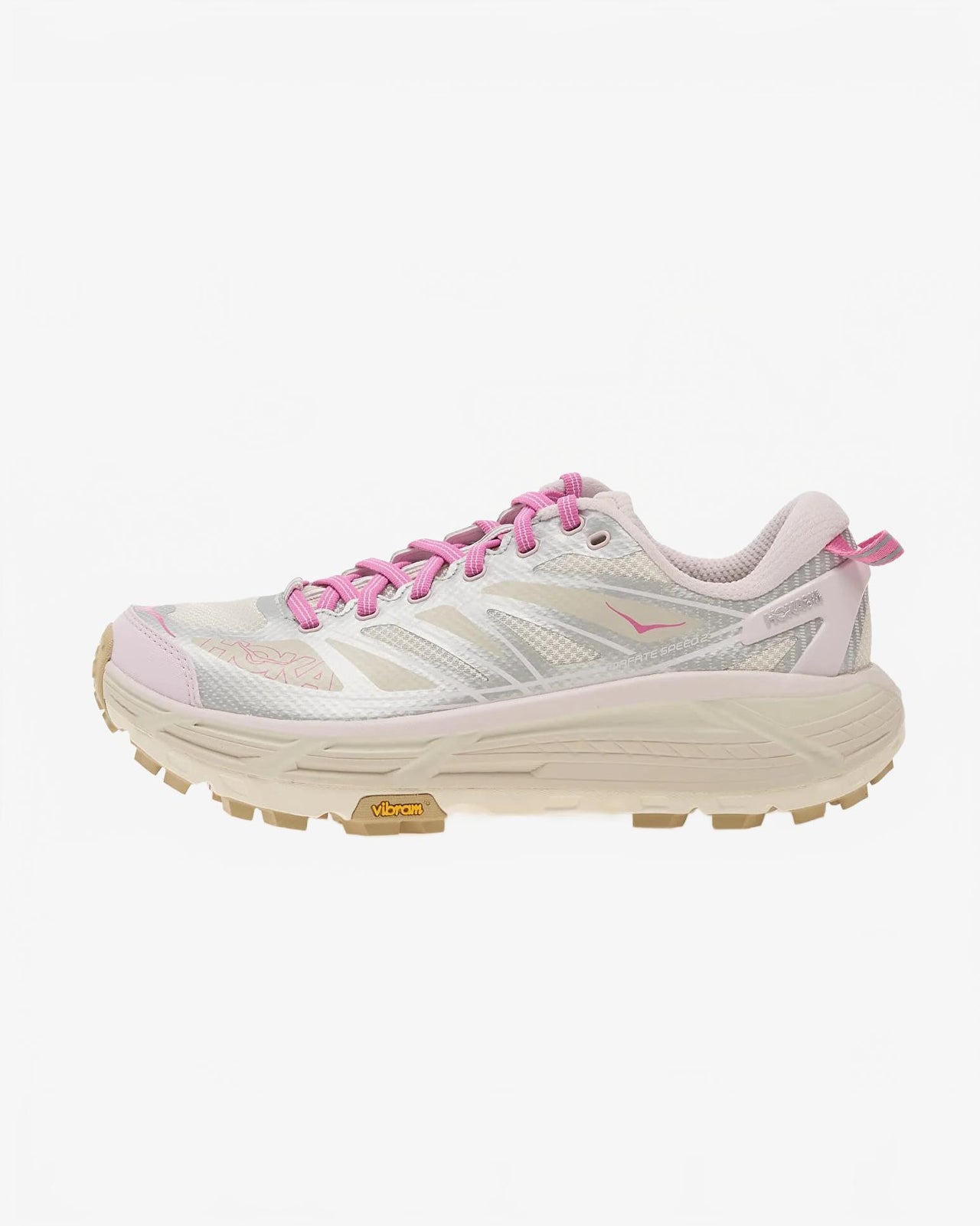 U Mafate Speed 2 - Hoka - Silver / Lilac Cream