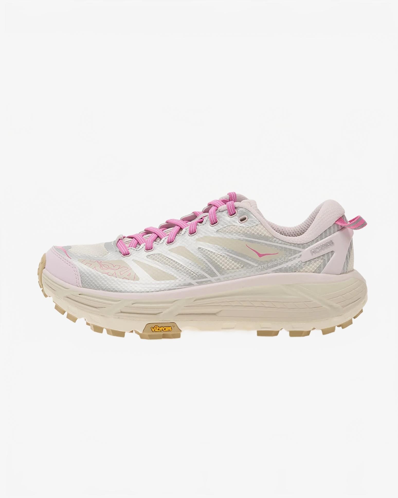 U Mafate Speed 2 - Hoka - Silver / Lilac Cream